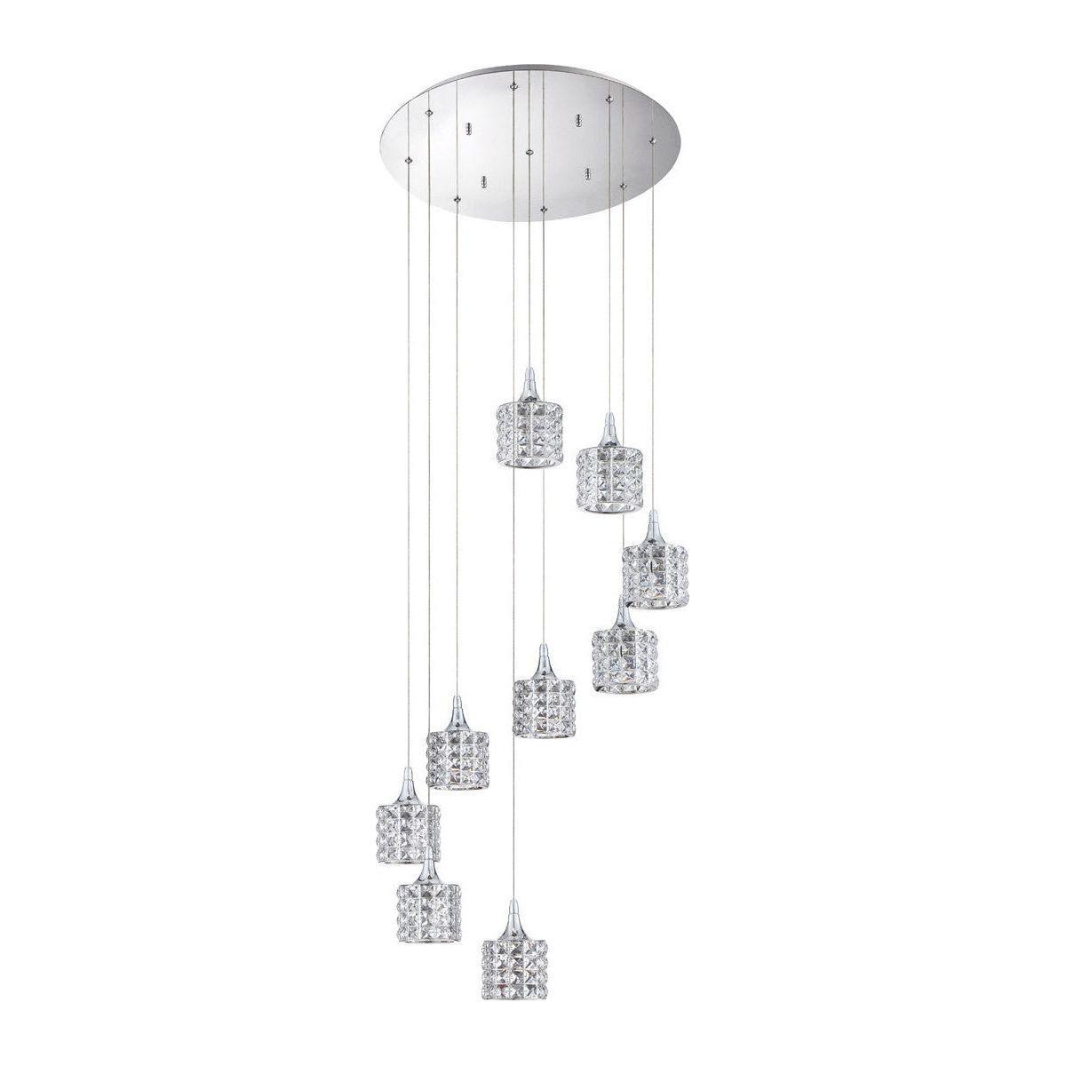 Kendal Lighting - Lustra Pan - PF61-9LPA-CH - Canada Light Shop
