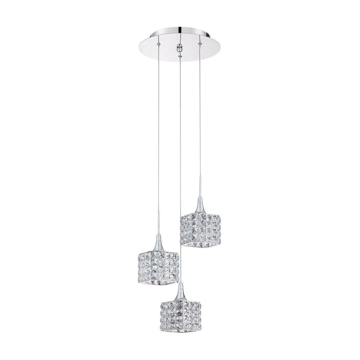 Kendal Lighting - Shimera Pan - PF62-3LPA-CH - Canada Light Shop