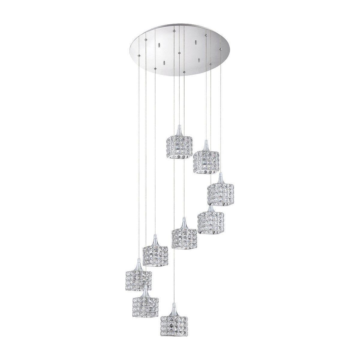 Kendal Lighting - Shimera Pan - PF62-9LPA-CH - Canada Light Shop