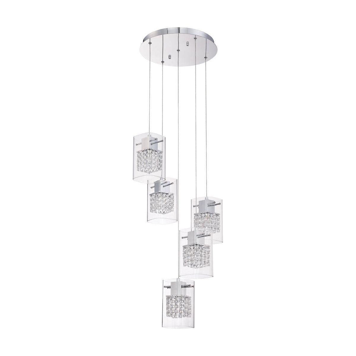 Kendal Lighting - Politan Pan - PF63-5LPA-CH - Canada Light Shop