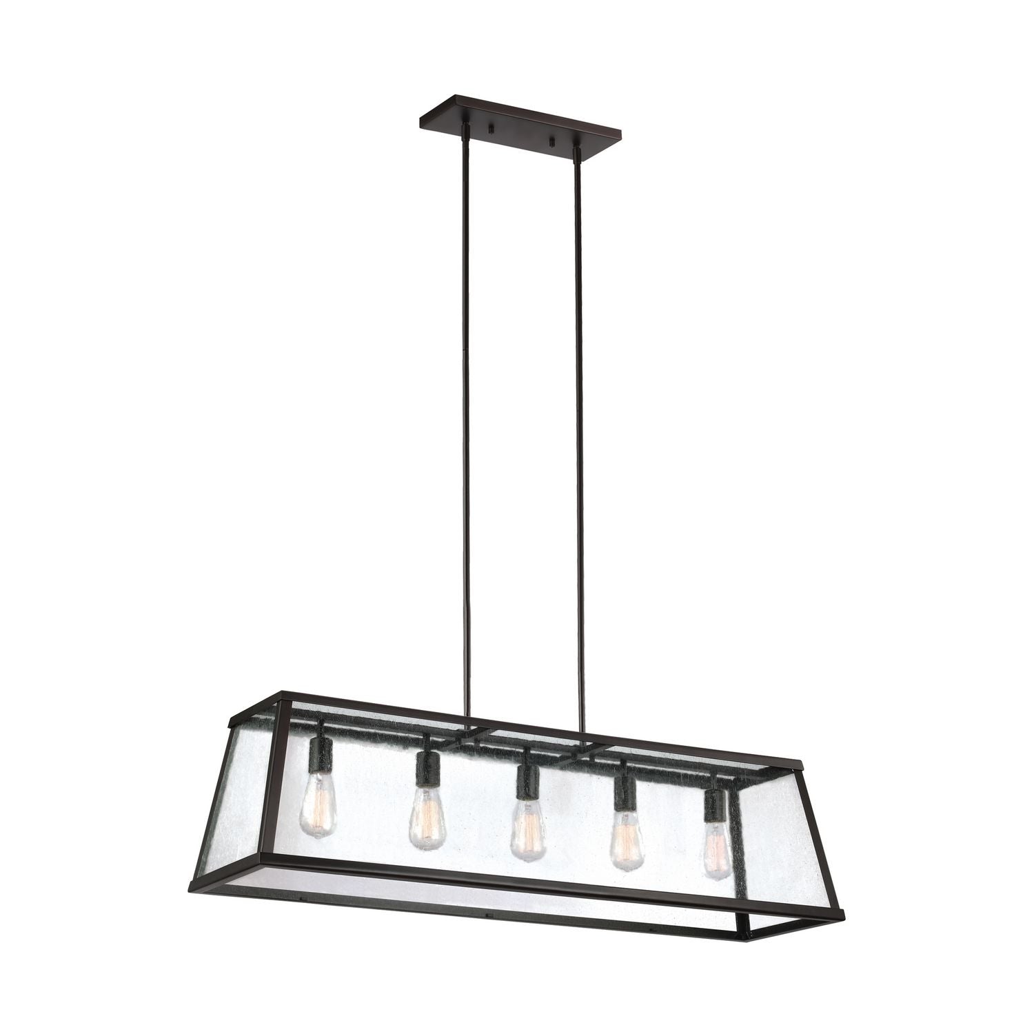 Visual Comfort Studio Canada - F3073/5ORB - Five Light Island Chandelier - Harrow - Oil Rubbed Bronze