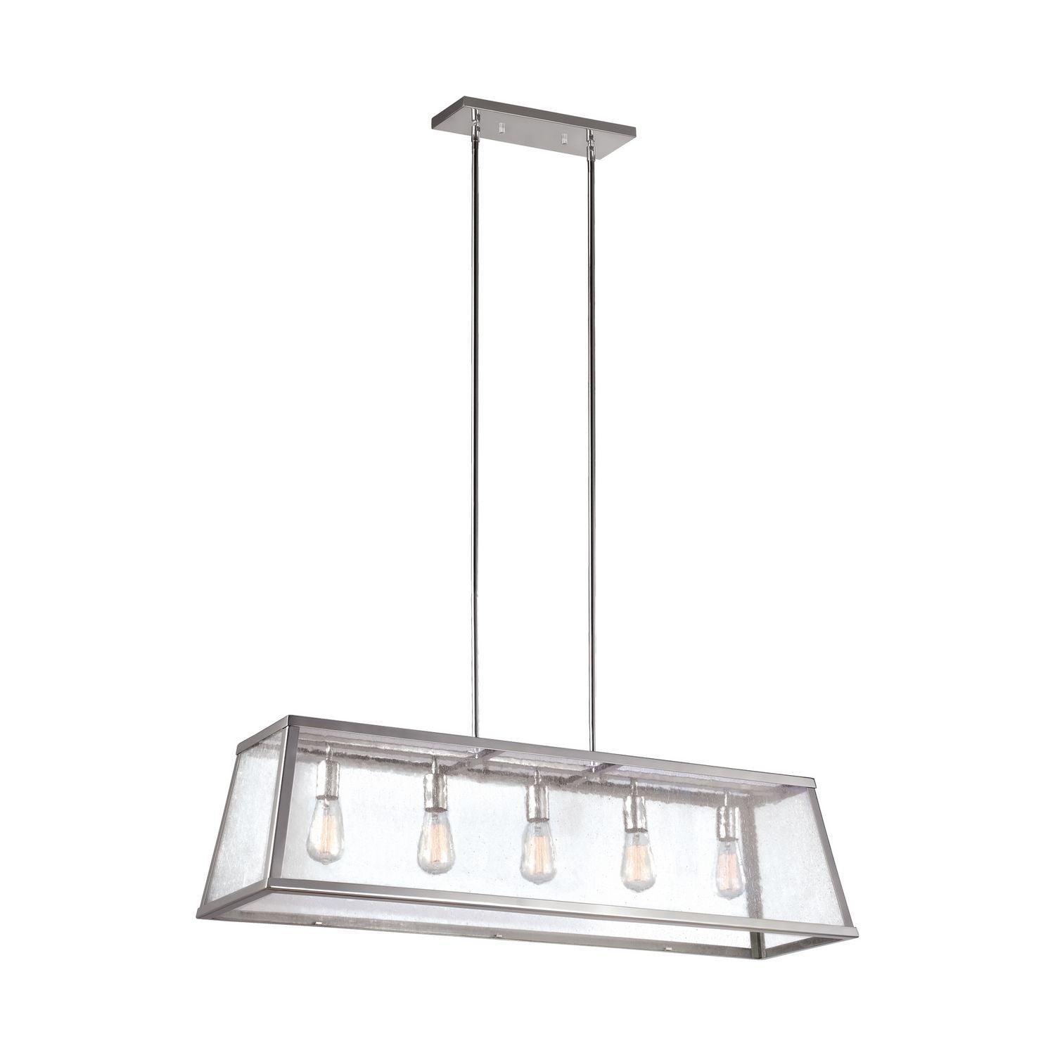 Visual Comfort Studio Canada - F3073/5PN - Five Light Island Chandelier - Harrow - Polished Nickel