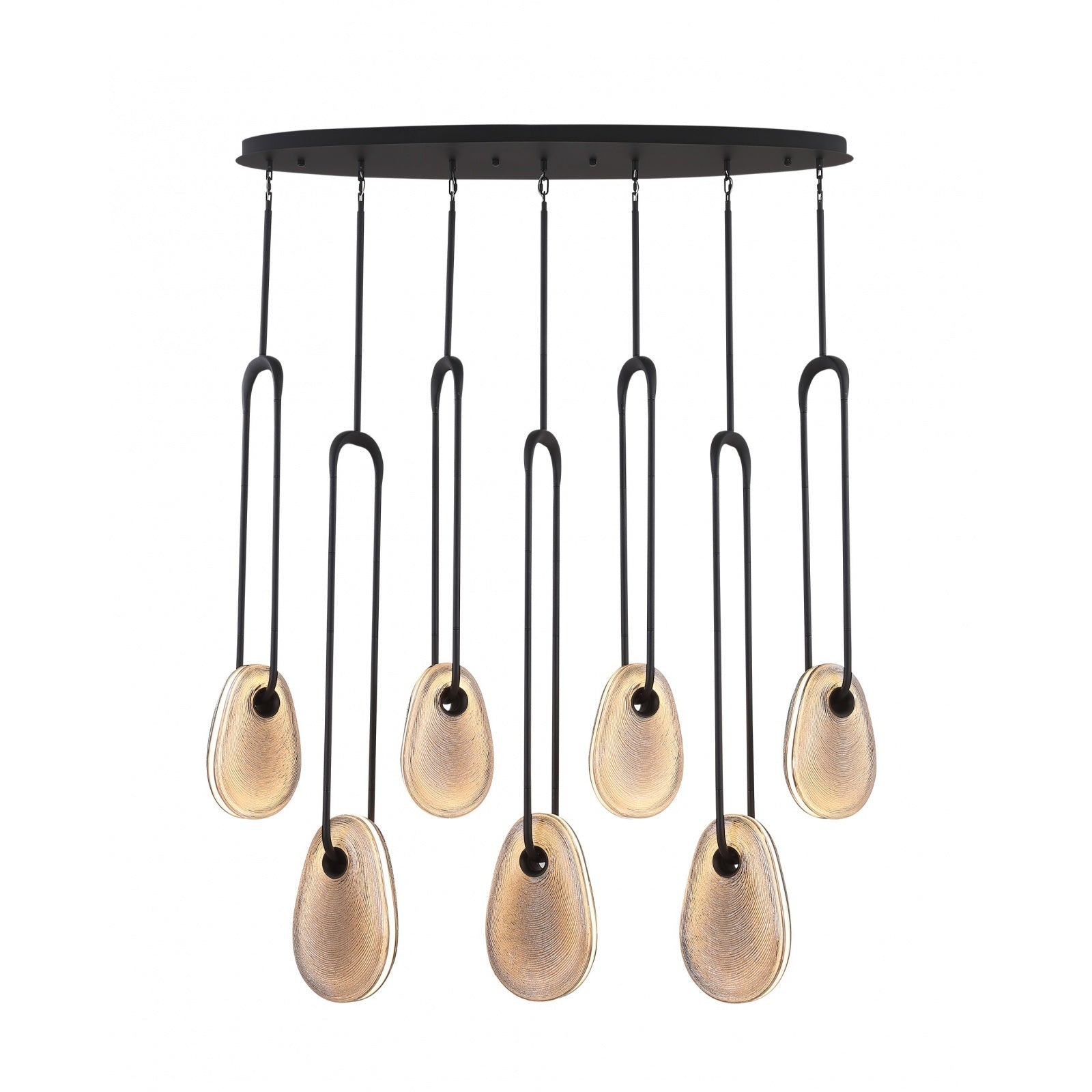 Avenue Lighting - HF7107-BK-SMK - LED Pendant - Palmea - Matte Black