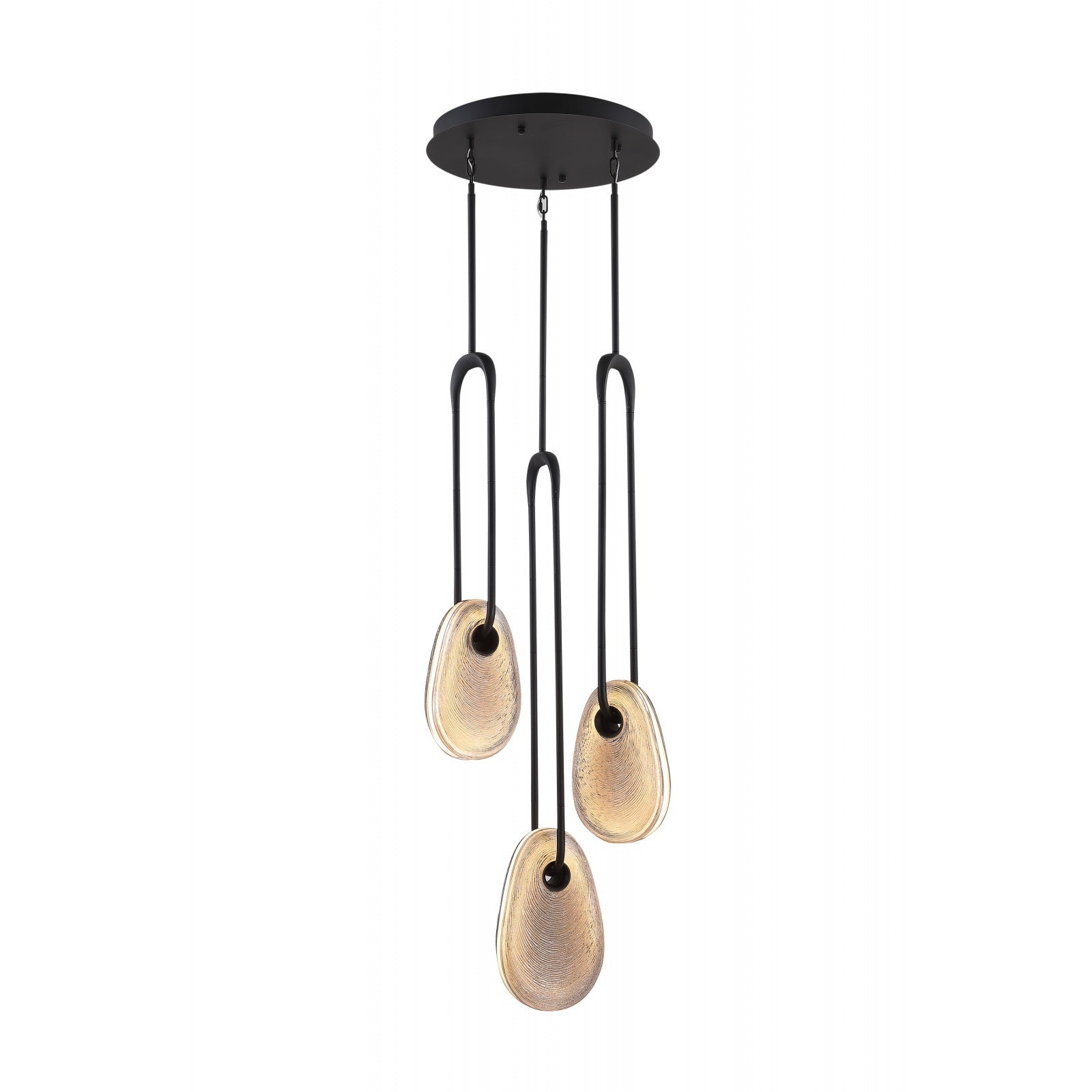 Avenue Lighting - HF7103-BK-SMK - LED Pendant - Palmea - Matte Black