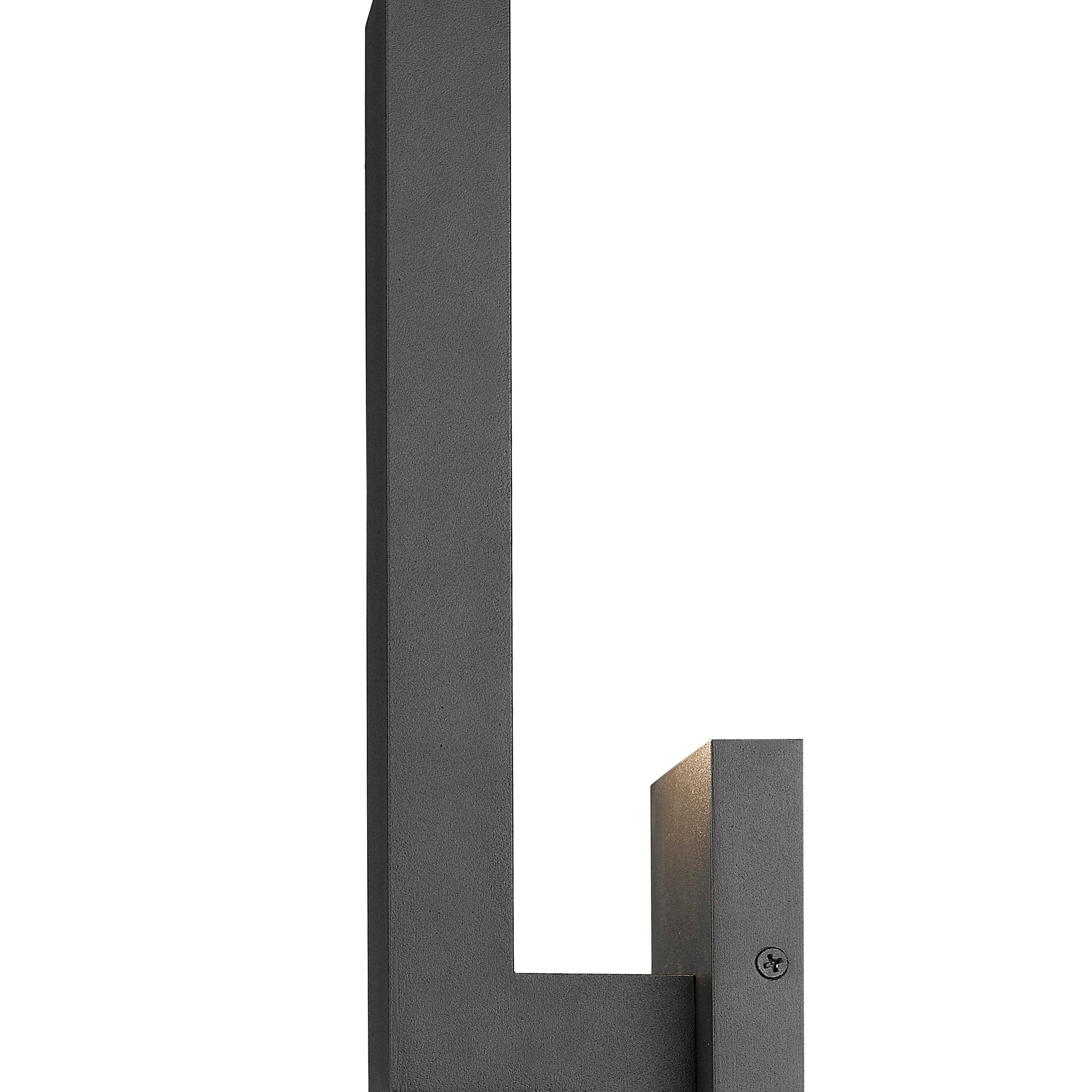 Z-Lite 576S-BK-LED Edge Outdoor Wall Light in Matte Black