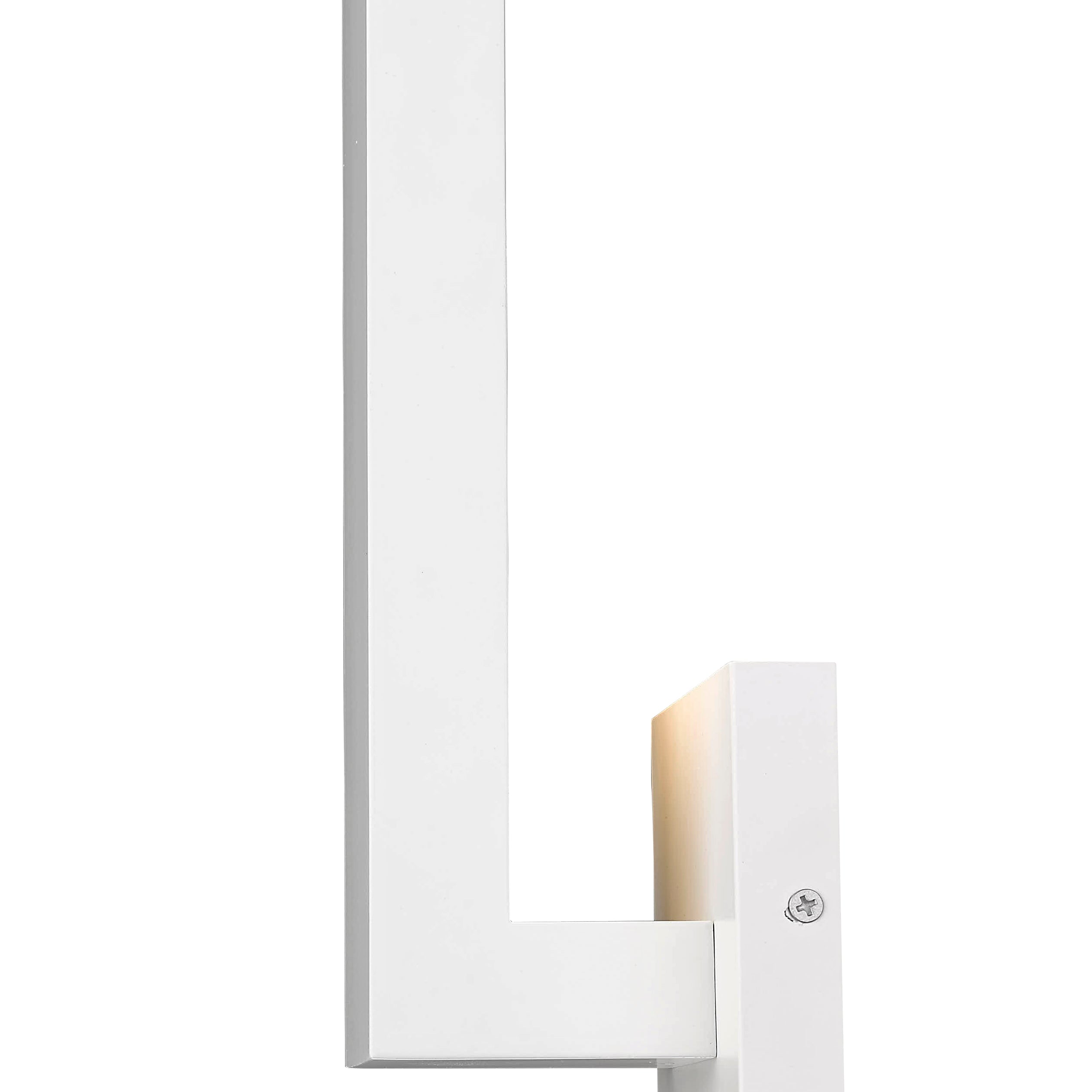 Z-Lite 576S-WH-LED Edge Outdoor Wall Light in Pure White