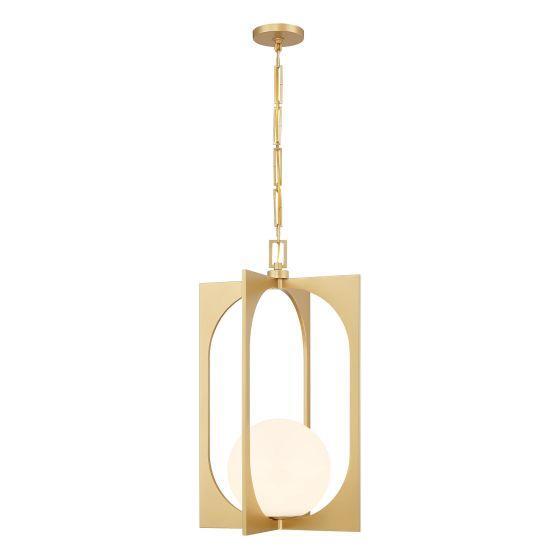 Savoy House - 7-3999-1-328 - One Light Pendant - Harding - Spun Gold