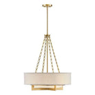 Savoy House - 7-4999-4-322 - Four Light Pendant - Brentwood - Warm Brass