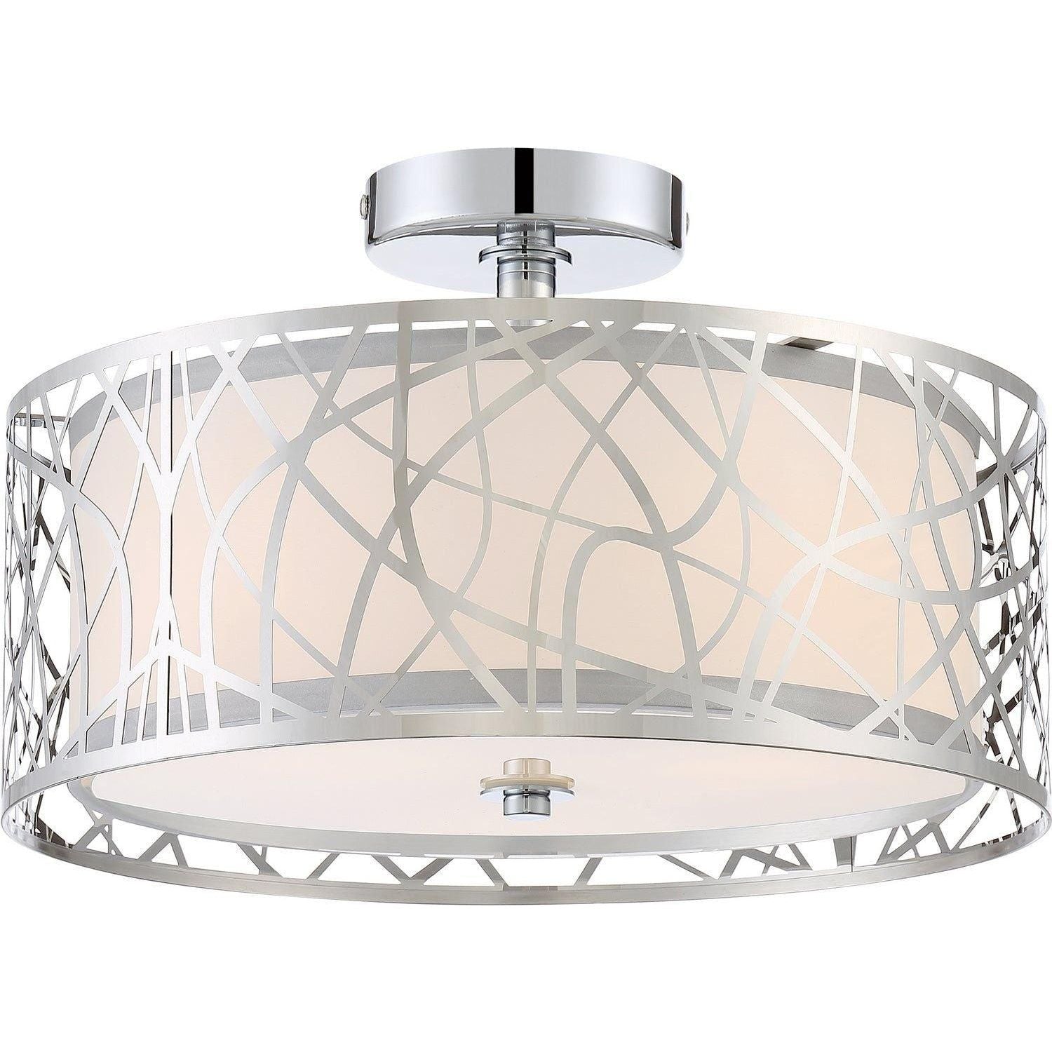 Quoizel - Abode Semi Flush Mount - PCAE1715C - Canada Light Shop