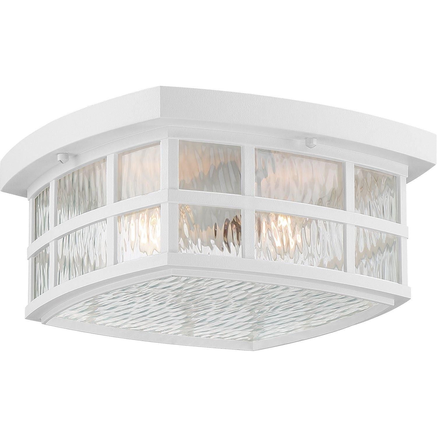 Quoizel - Stonington Outdoor Flush Mount - SNN1612W - Canada Light Shop