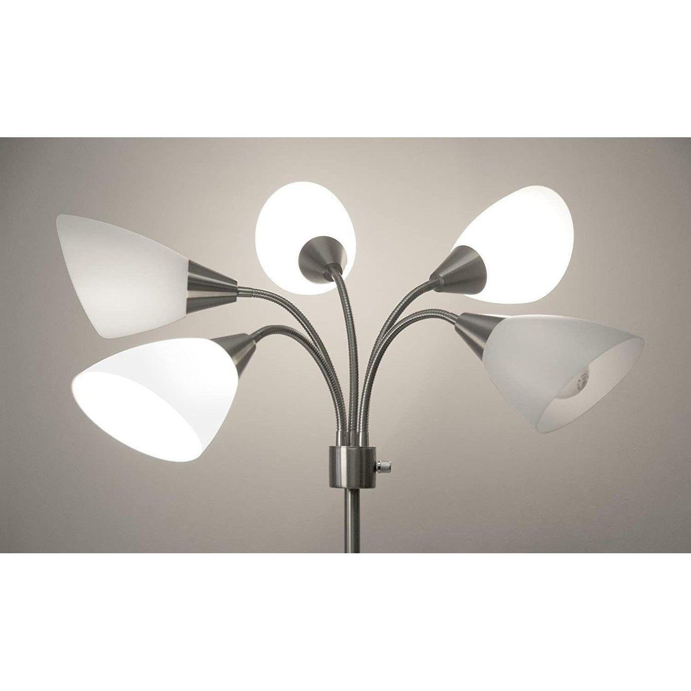 Adesso Home - 5 Light Floor Lamp - 7205-22 - Canada Light Shop
