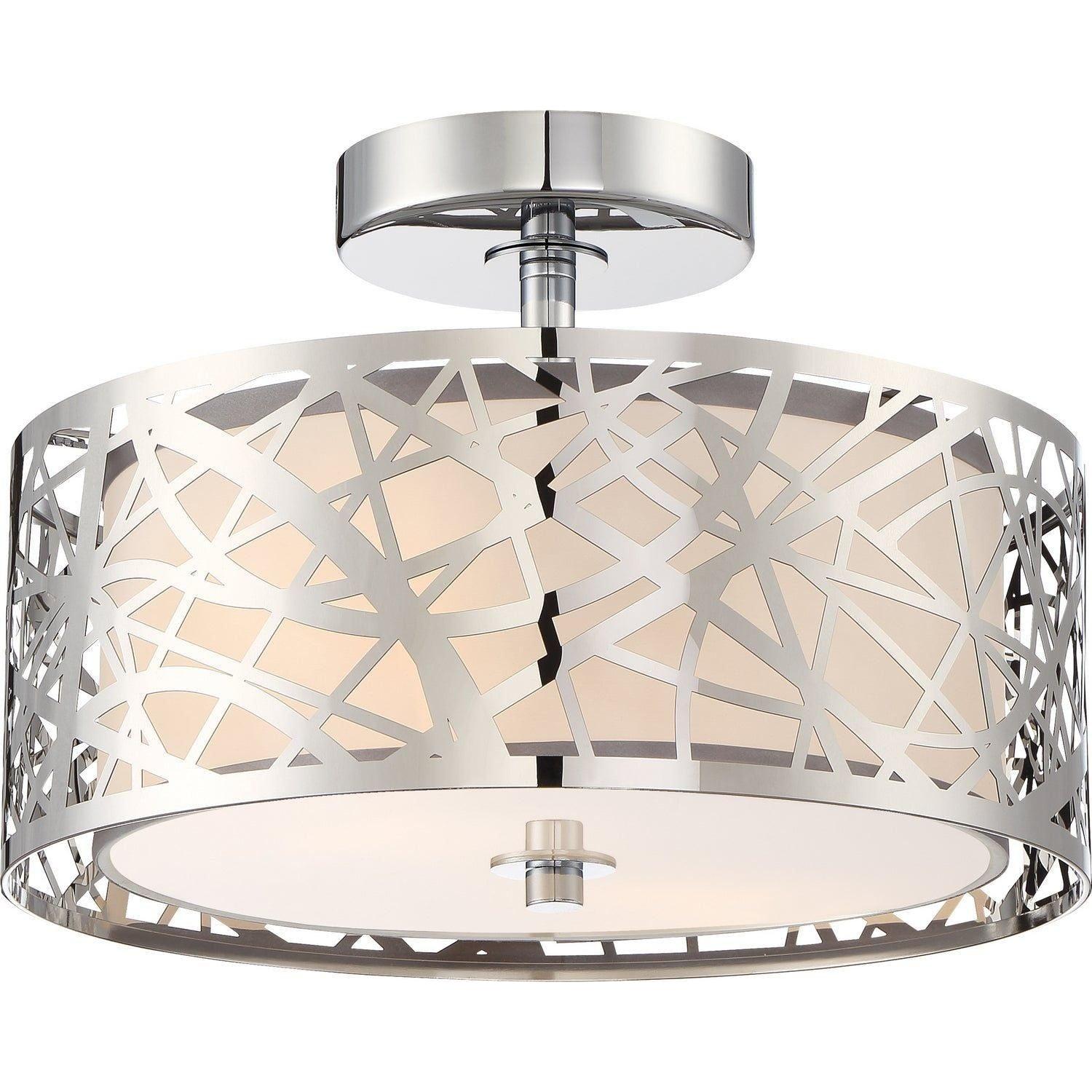 Quoizel - Abode Semi Flush Mount - PCAE1712C - Canada Light Shop