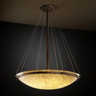 Justice Designs - Clouds Pendant - CLD-9694-35-DBRZ-LED6-6000 - Canada Light Shop