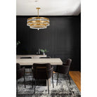 Crystorama - Perla Six Light Chandelier - 6108-GA - Canada Light Shop