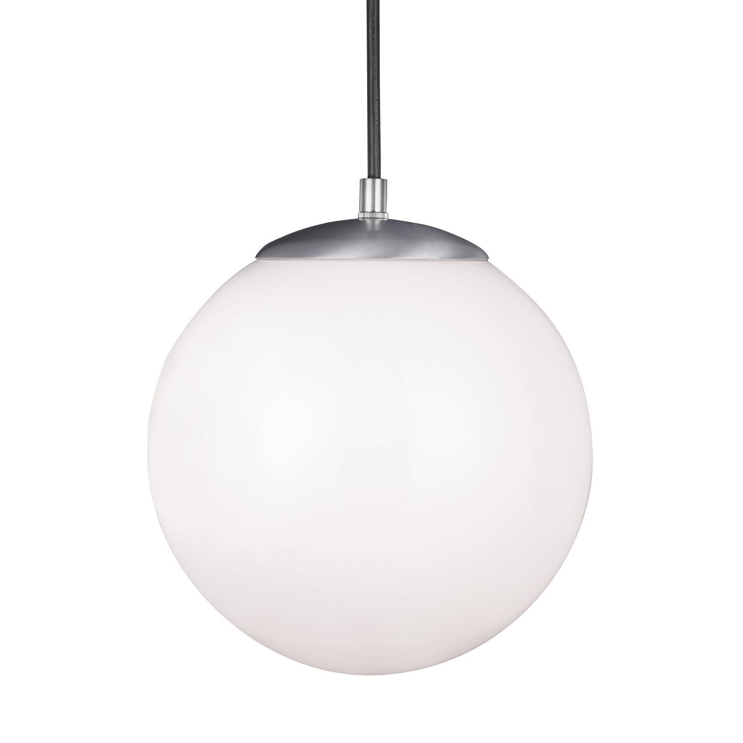 Visual Comfort Studio Canada - 6020-04 - One Light Pendant - Leo - Hanging Globe - Satin Aluminum