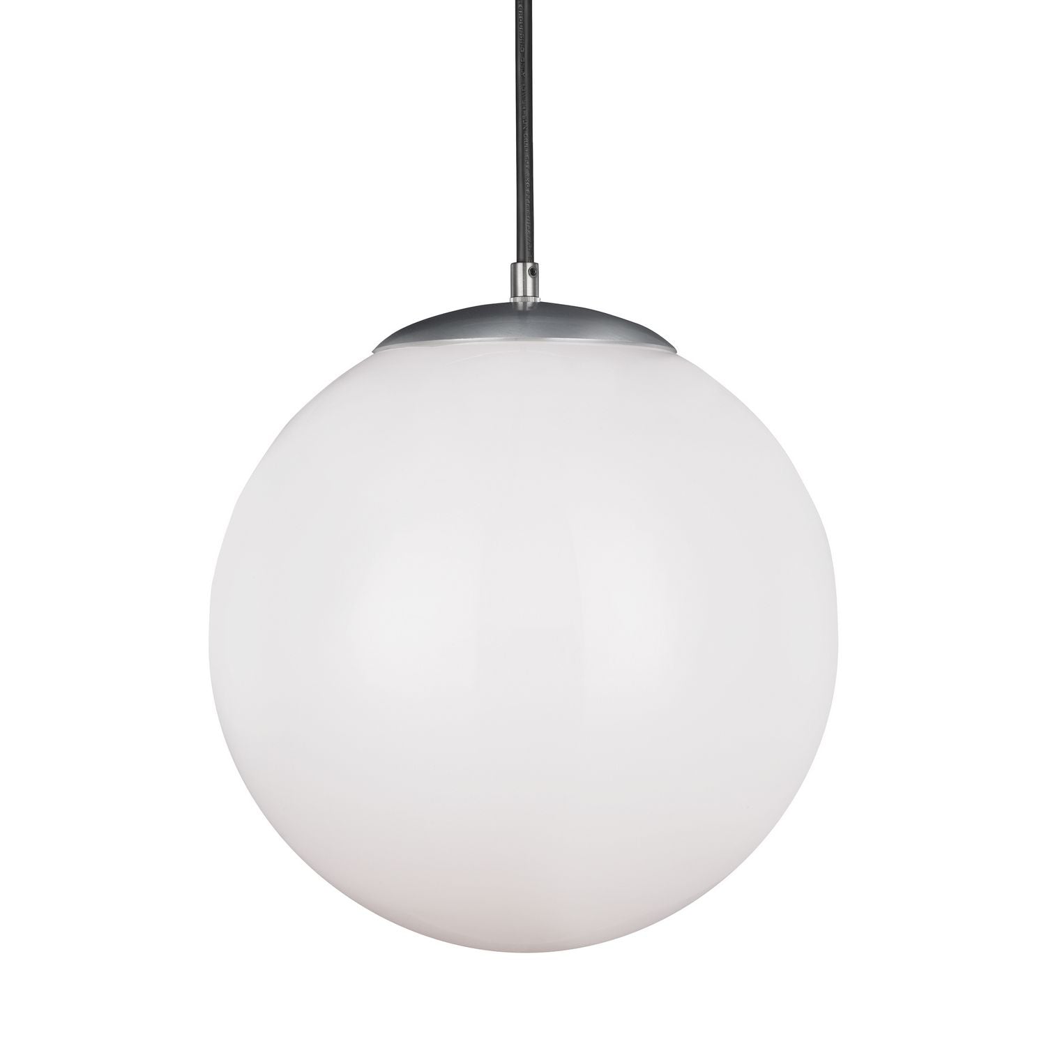 Visual Comfort Studio Canada - 6024-04 - One Light Pendant - Leo - Hanging Globe - Satin Aluminum