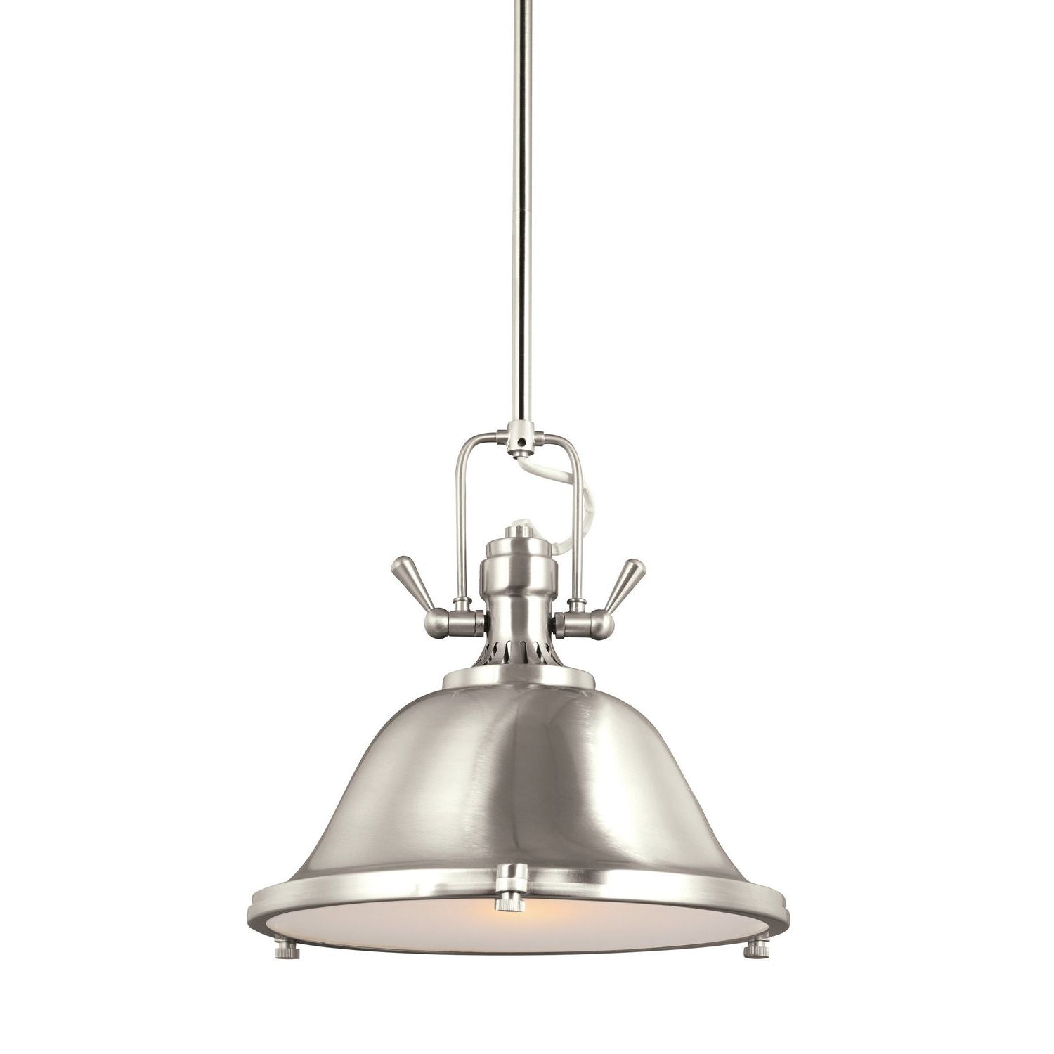 Generation Lighting Canada - 6514401EN3-962 - One Light Pendant - Stone Street - Brushed Nickel