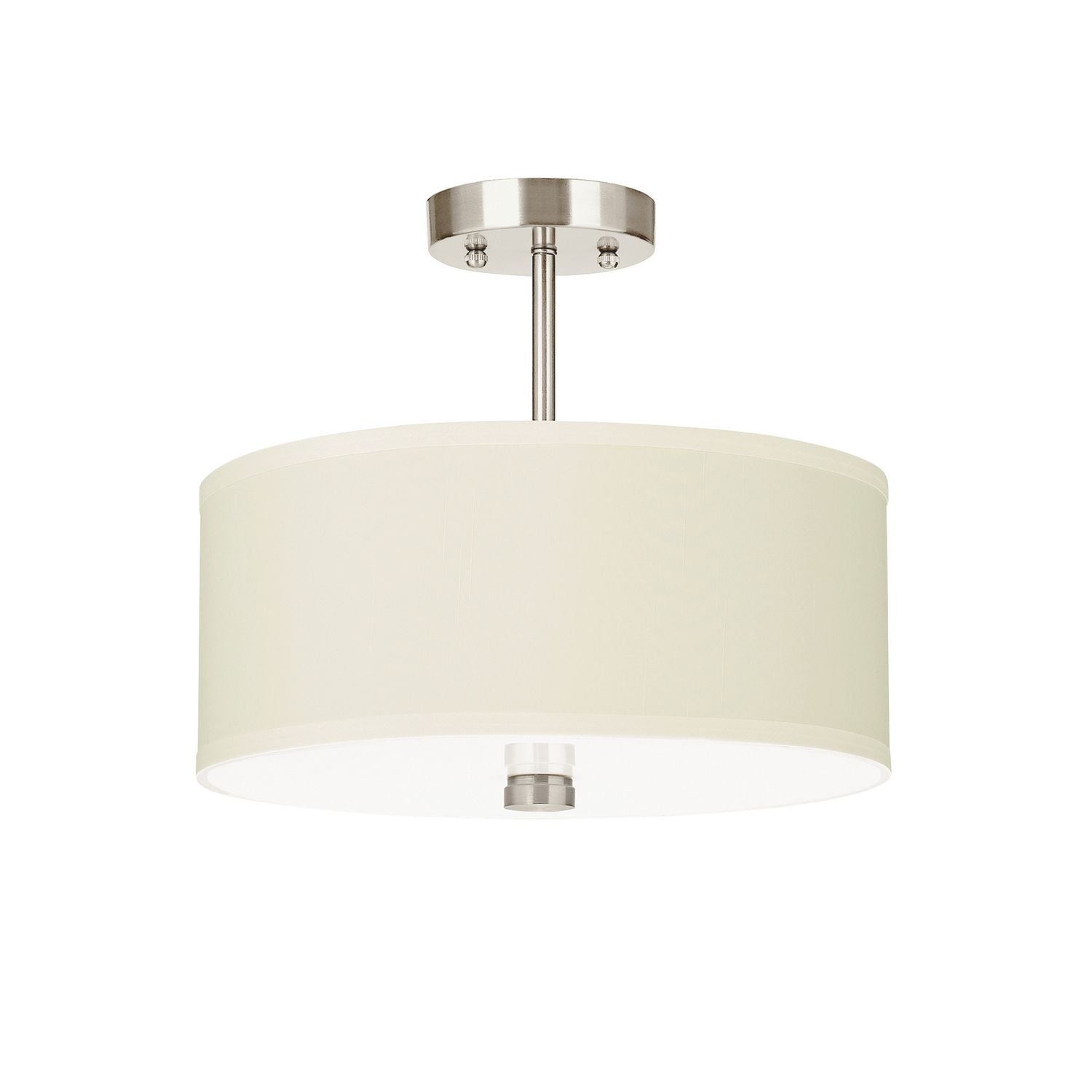 Visual Comfort Studio Canada - 77262EN3-962 - Two Light Semi-Flush Convertible Pendant - Dayna - Brushed Nickel