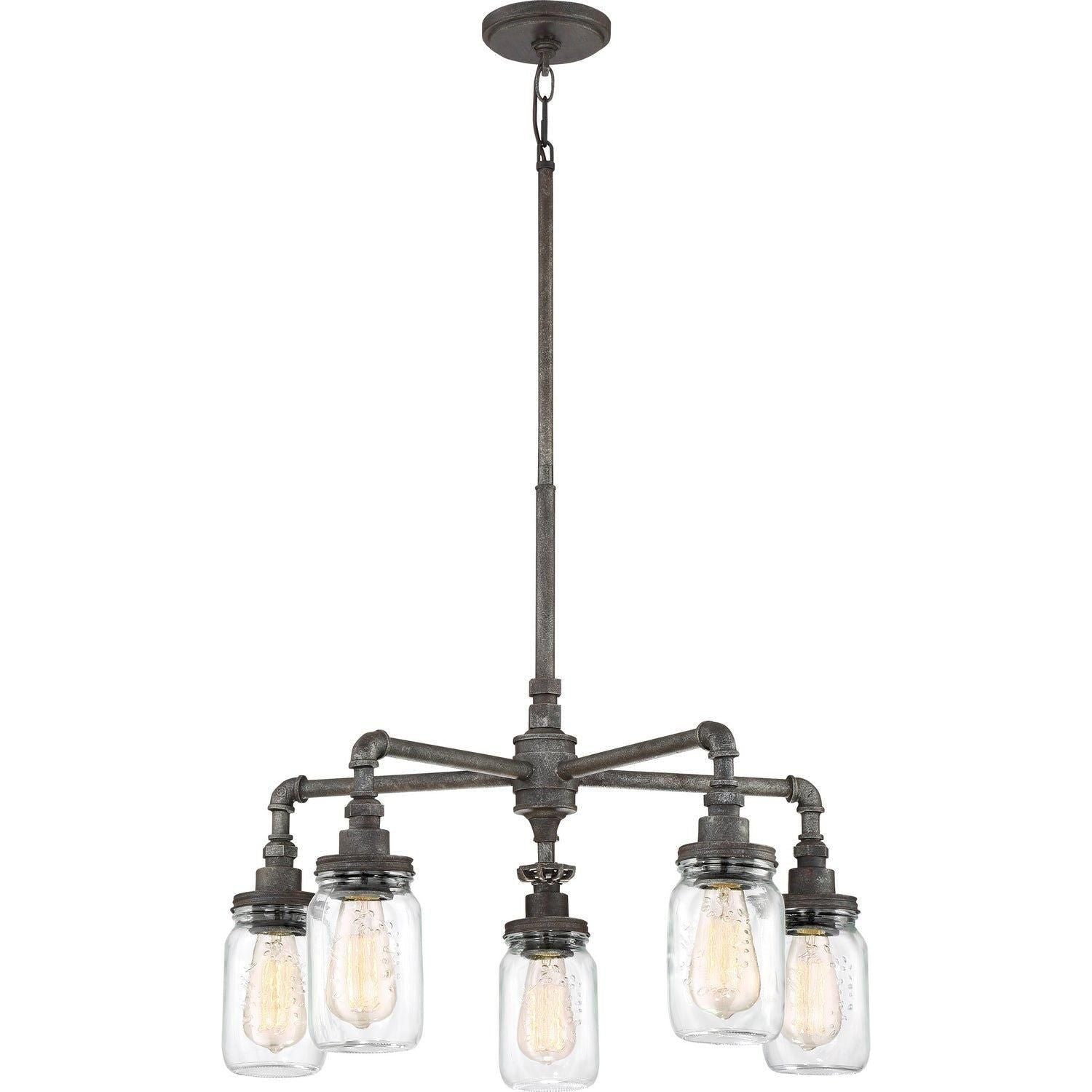Quoizel - Squire Chandelier - SQR5005RK - Canada Light Shop