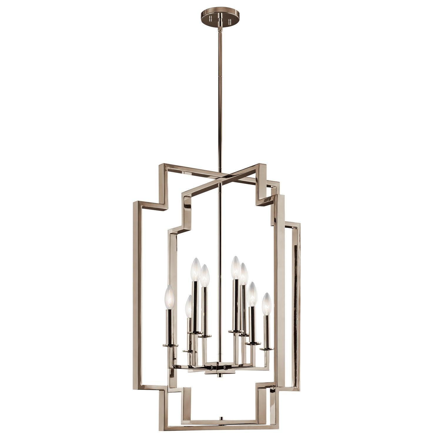 Kichler - Downtown Deco Foyer Chandelier - 43966PN - Canada Light Shop