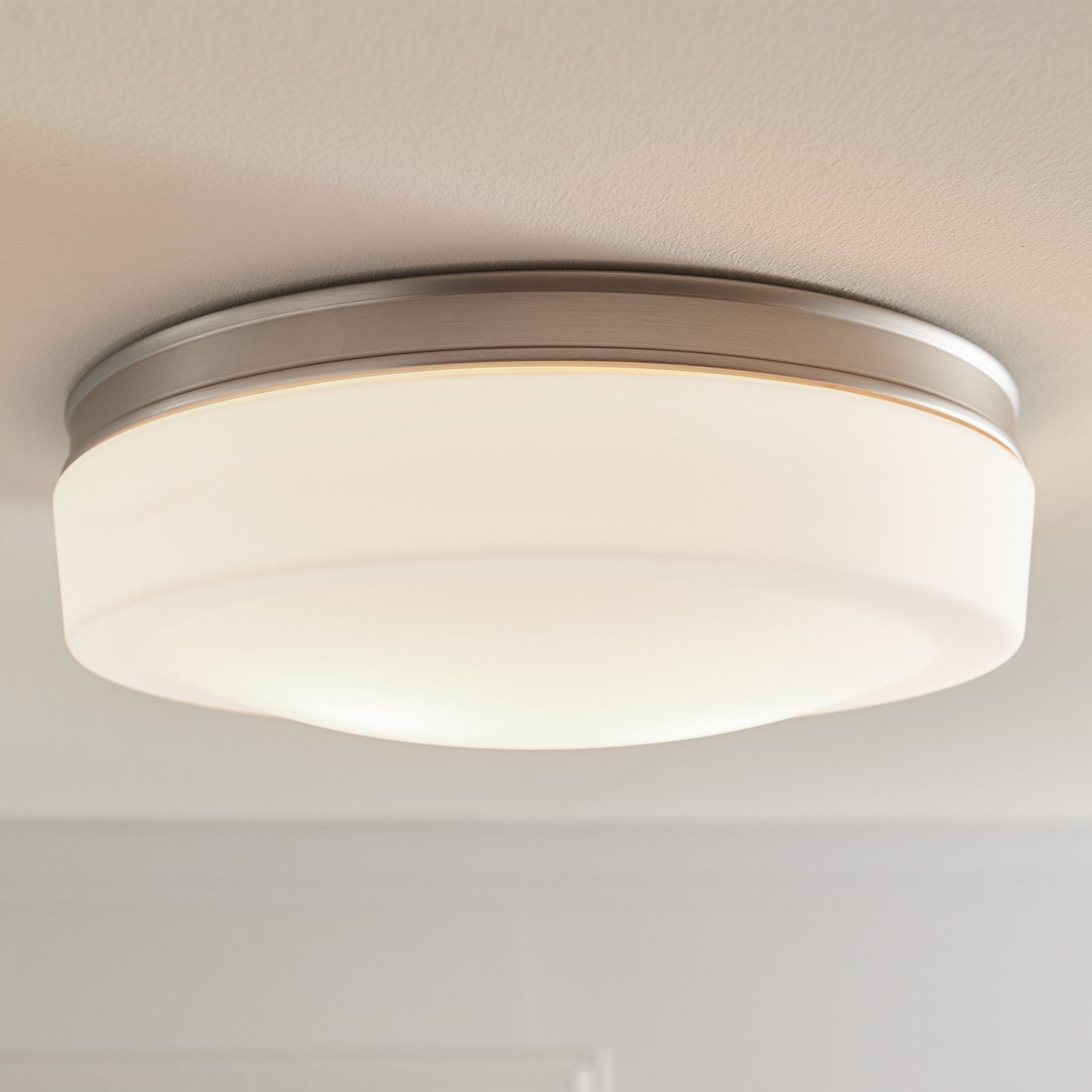 Visual Comfort Studio Canada - FM504SN - Two Light Flush Mount - Issen - Satin Nickel