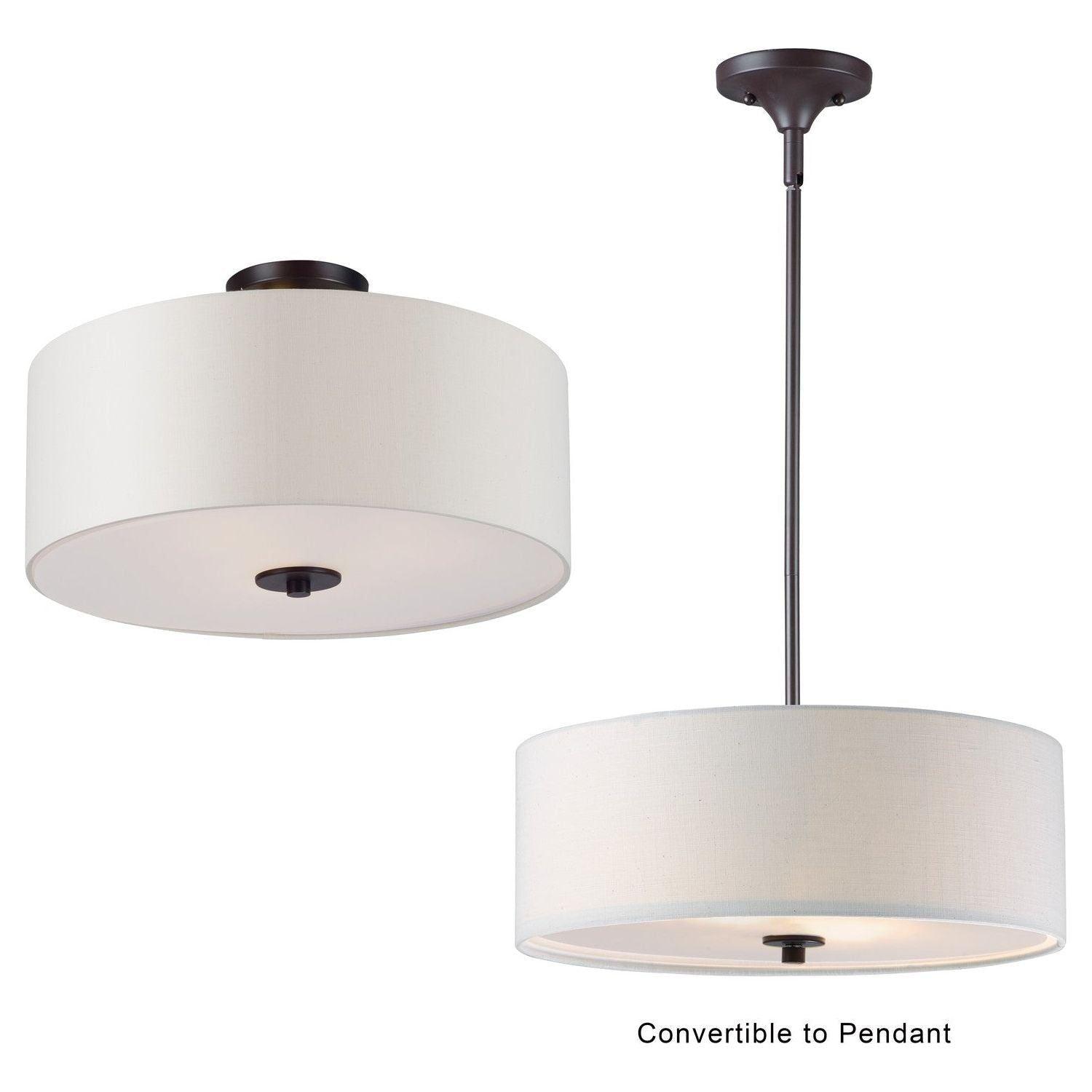 Maxim Lighting - Bongo Semi-Flush Mount - 10014OMOI - Canada Light Shop