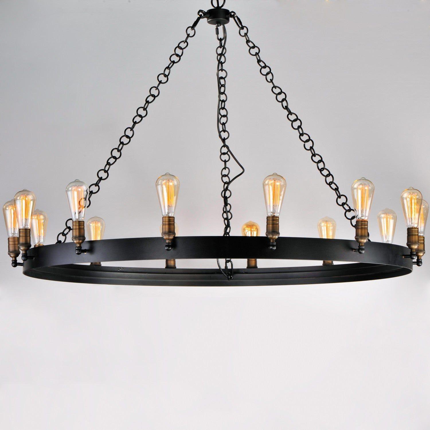Maxim Lighting - Noble Chandelier - 26276BKNAB - Canada Light Shop