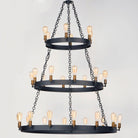Maxim Lighting - Noble Three-Tier Chandelier - 26278BKNAB - Canada Light Shop