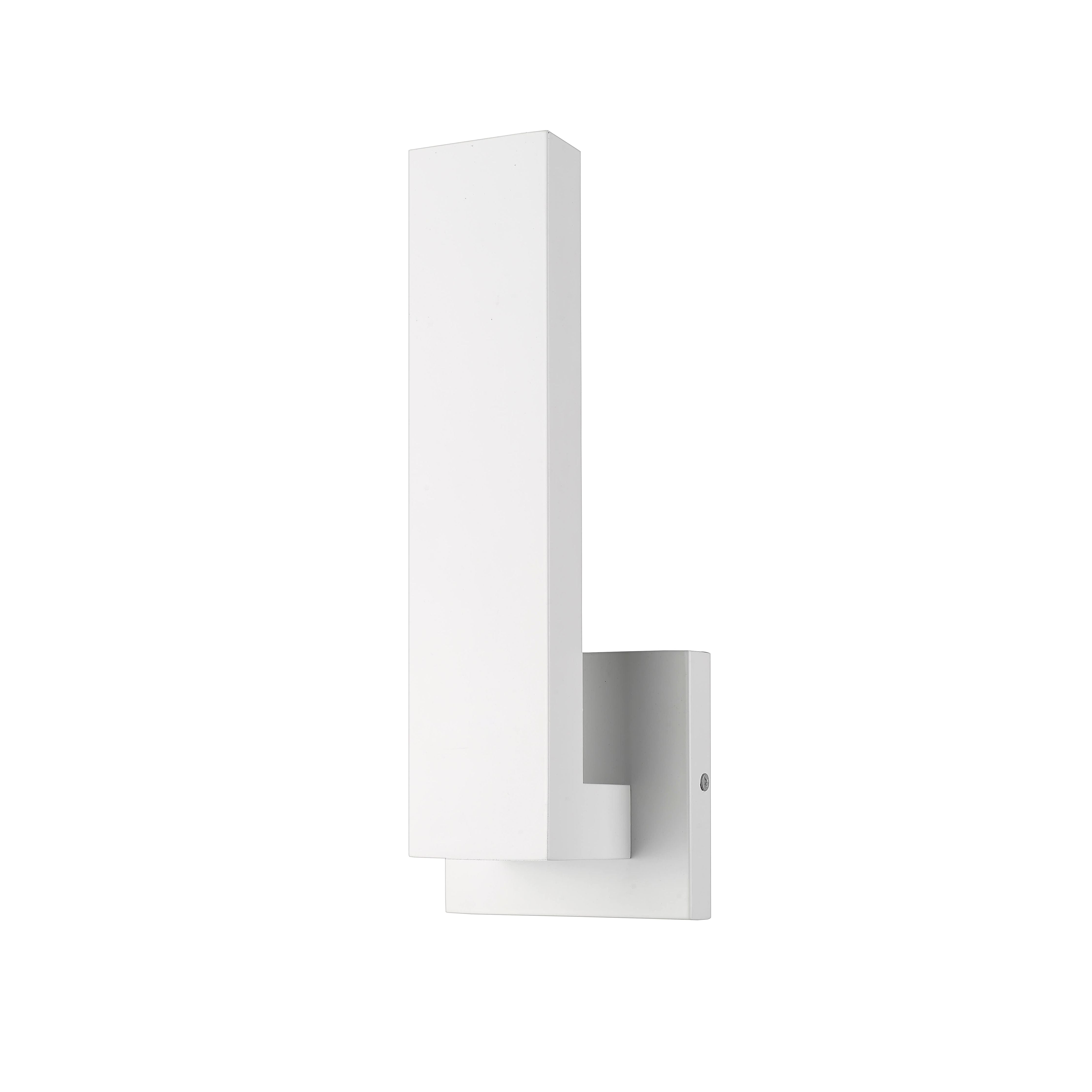 Z-Lite 576S-WH-LED Edge Outdoor Wall Light in Pure White