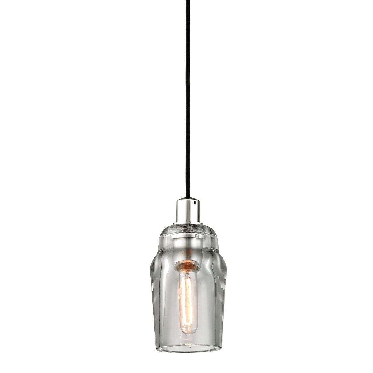 Troy Lighting Canada - F5993-GRA/PN - One Light Pendant - Citizen - Graphite And Polished Nickel