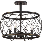 Quoizel - Dury Semi-Flush Mount - RDY1717PN - Canada Light Shop