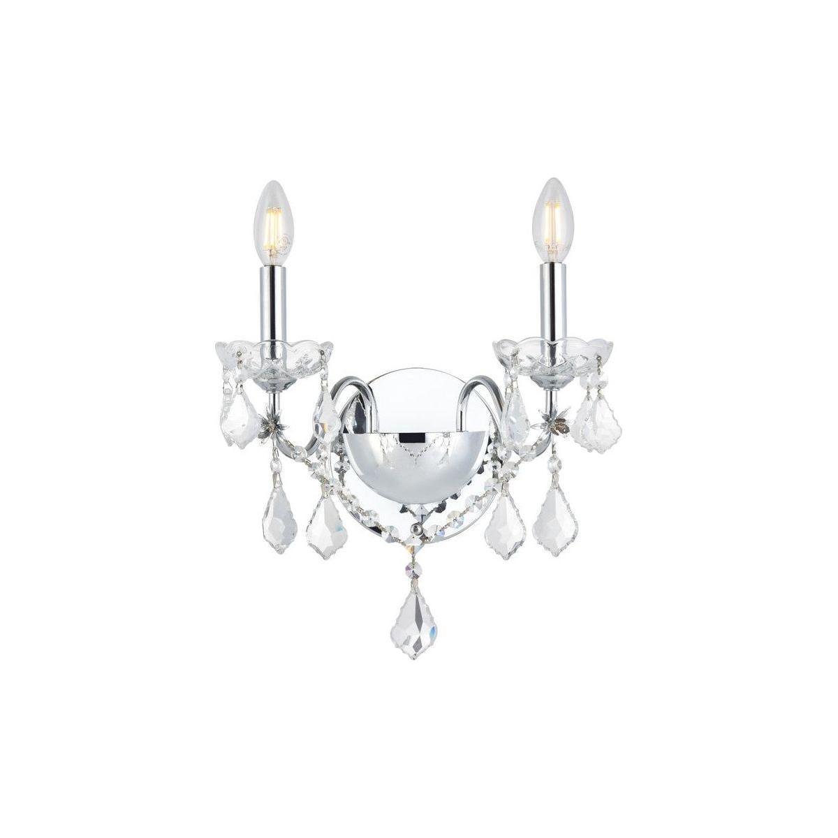 Elegant Lighting - St. Francis Wall Sconce - V2015W2C/RC - Canada Light Shop