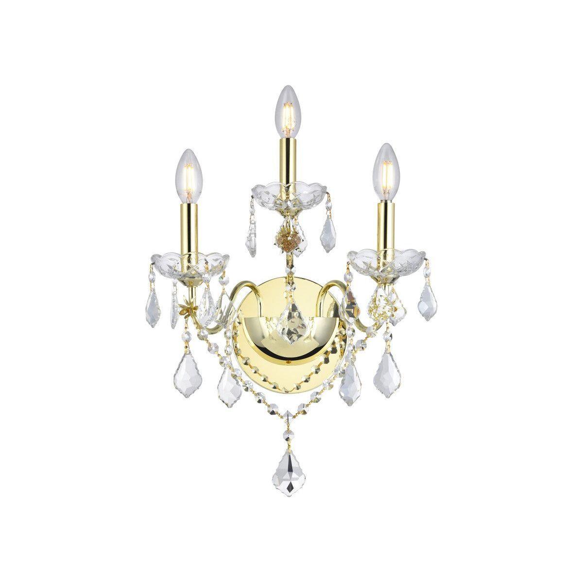 Elegant Lighting - St. Francis Wall Sconce - V2015W3G/RC - Canada Light Shop