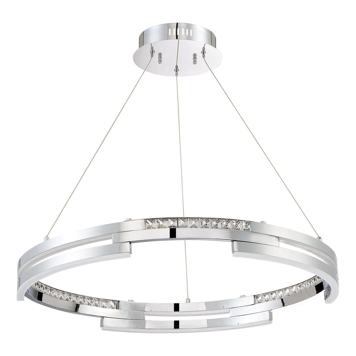 Kendal Lighting - Satern LED Pendant - PF8730-CH - Canada Light Shop