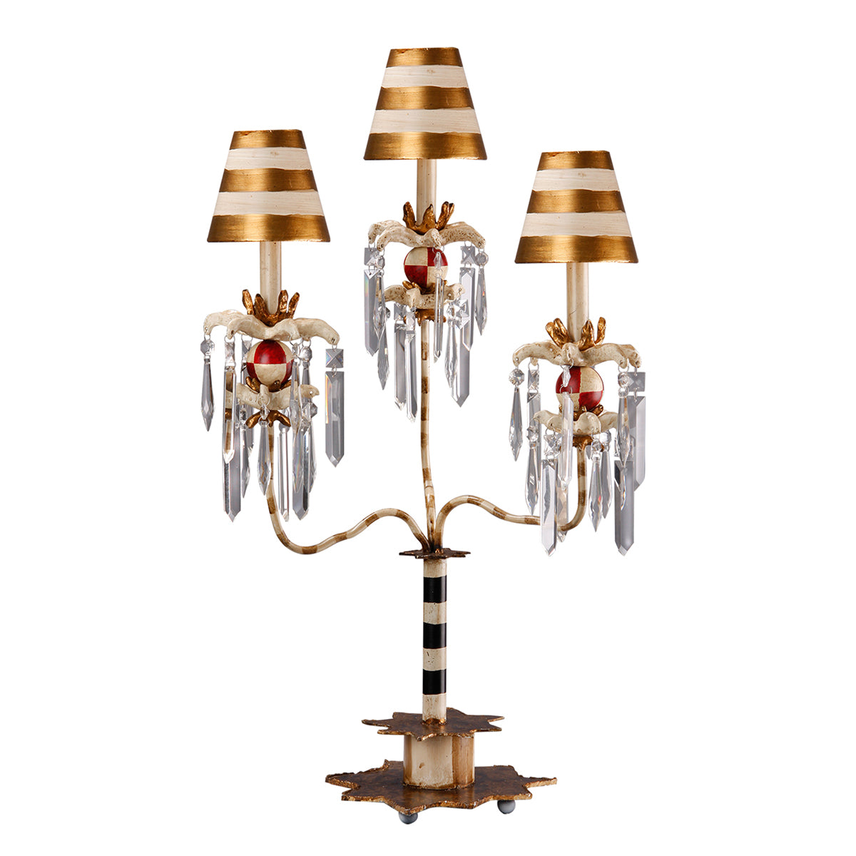 Lucas + McKearn - Birdland Striped Lighting Fixture - TA1057-3 - Canada Light Shop