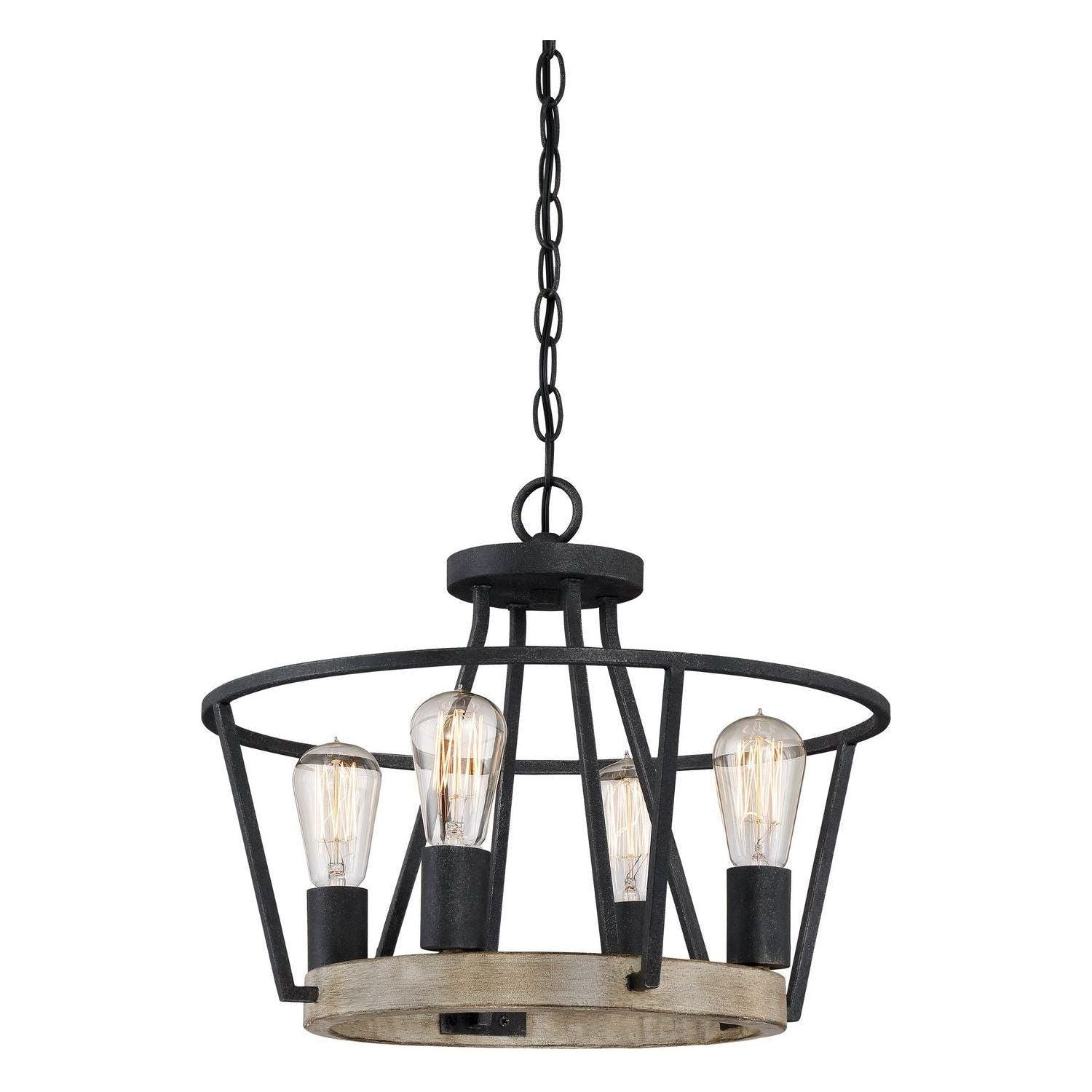 Quoizel - Brockton Semi-Flush Mount - BRT1717GK - Canada Light Shop