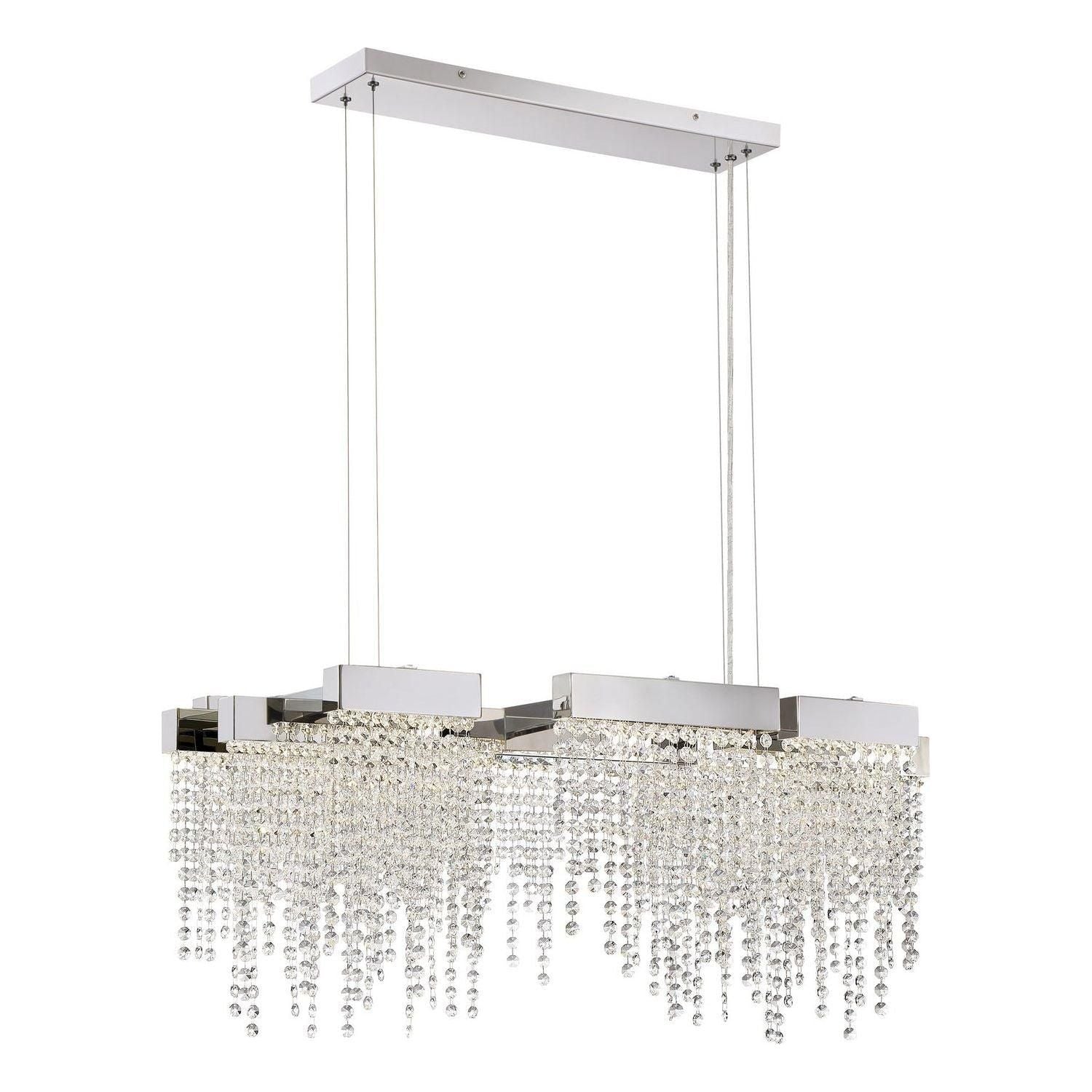 Quoizel - Crystal Falls LED Island Chandelier - PCCL1033PK - Canada Light Shop