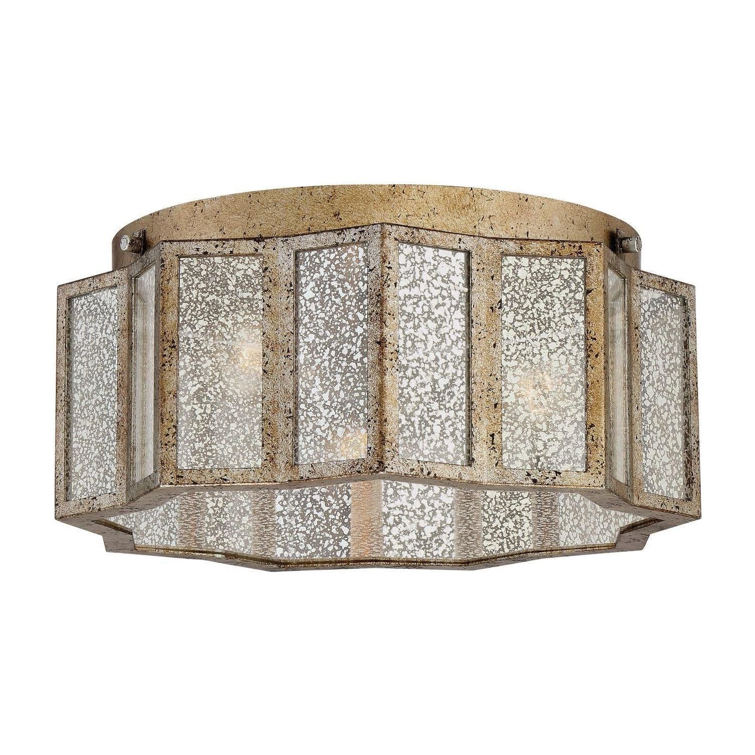 Quoizel - Shrine Flush Mount - SRE1616AGL - Canada Light Shop