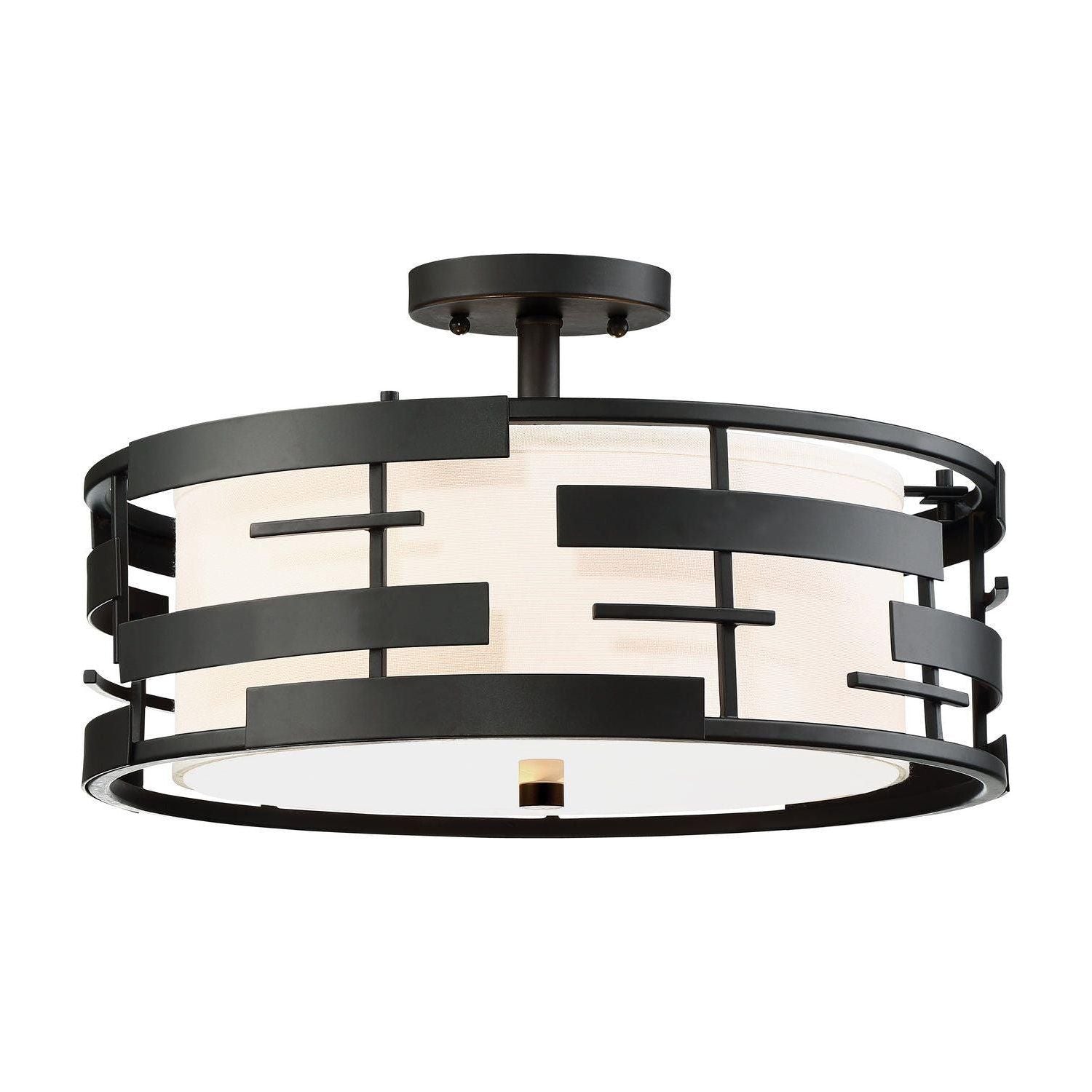 Nuvo Lighting - Lansing Semi Flush Mount - 60-6436 - Canada Light Shop