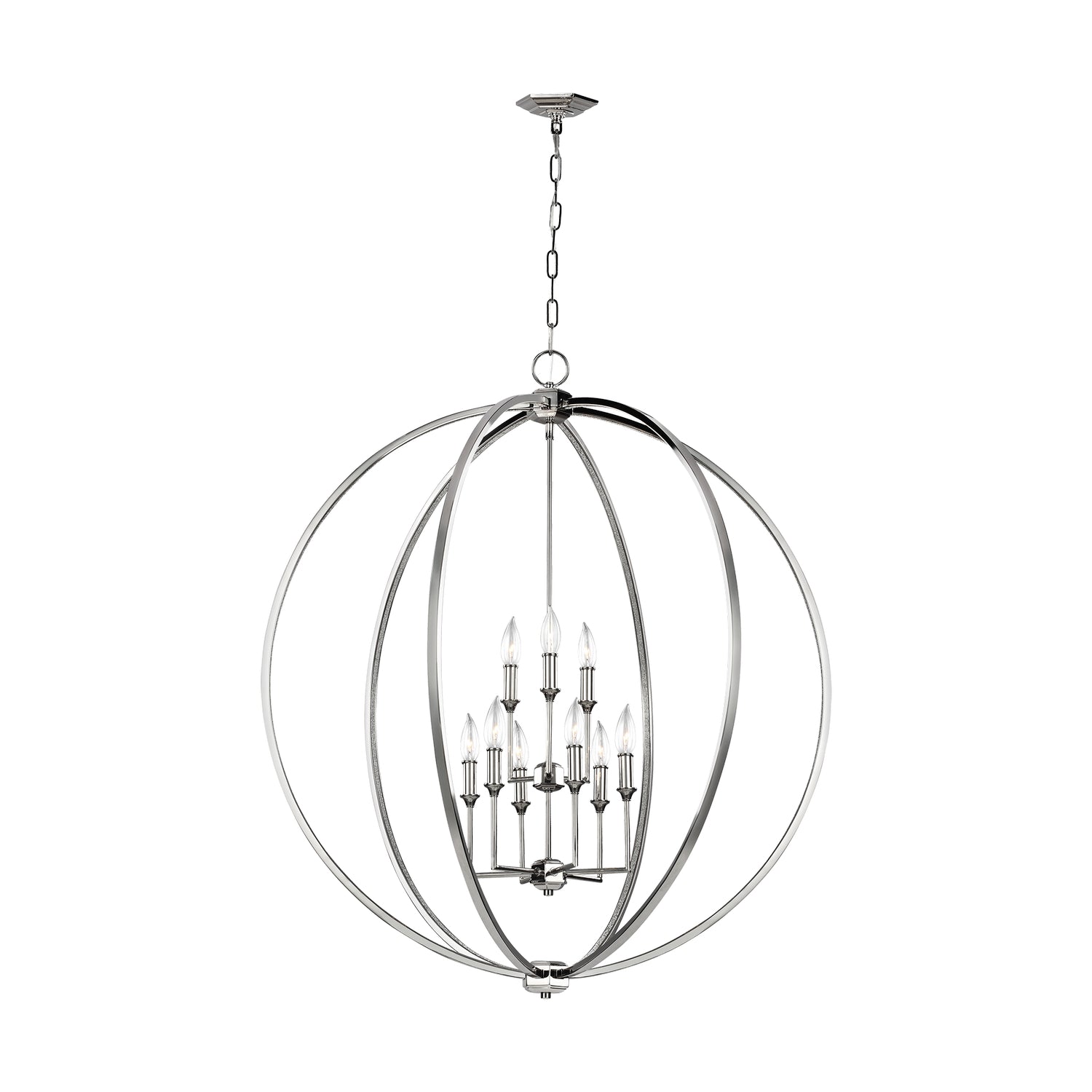 Visual Comfort Studio Canada - F3058/9PN - Nine Light Chandelier - Corinne - Polished Nickel