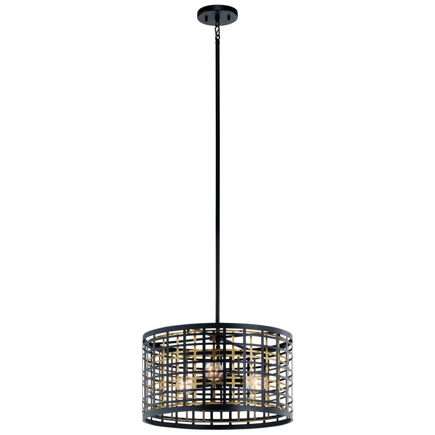 Kichler - Aldergate Pendant/Semi Flush Mount - 44075BK - Canada Light Shop