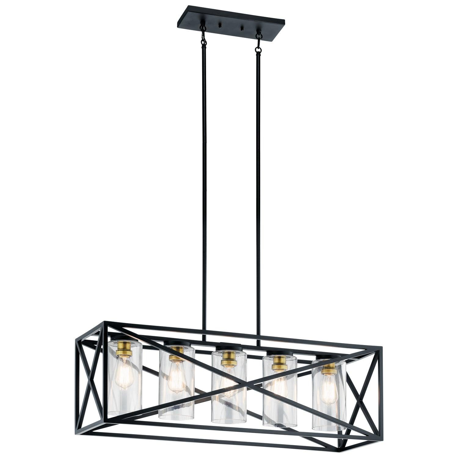 Kichler - Moorgate Linear Chandelier - 44081BK - Canada Light Shop