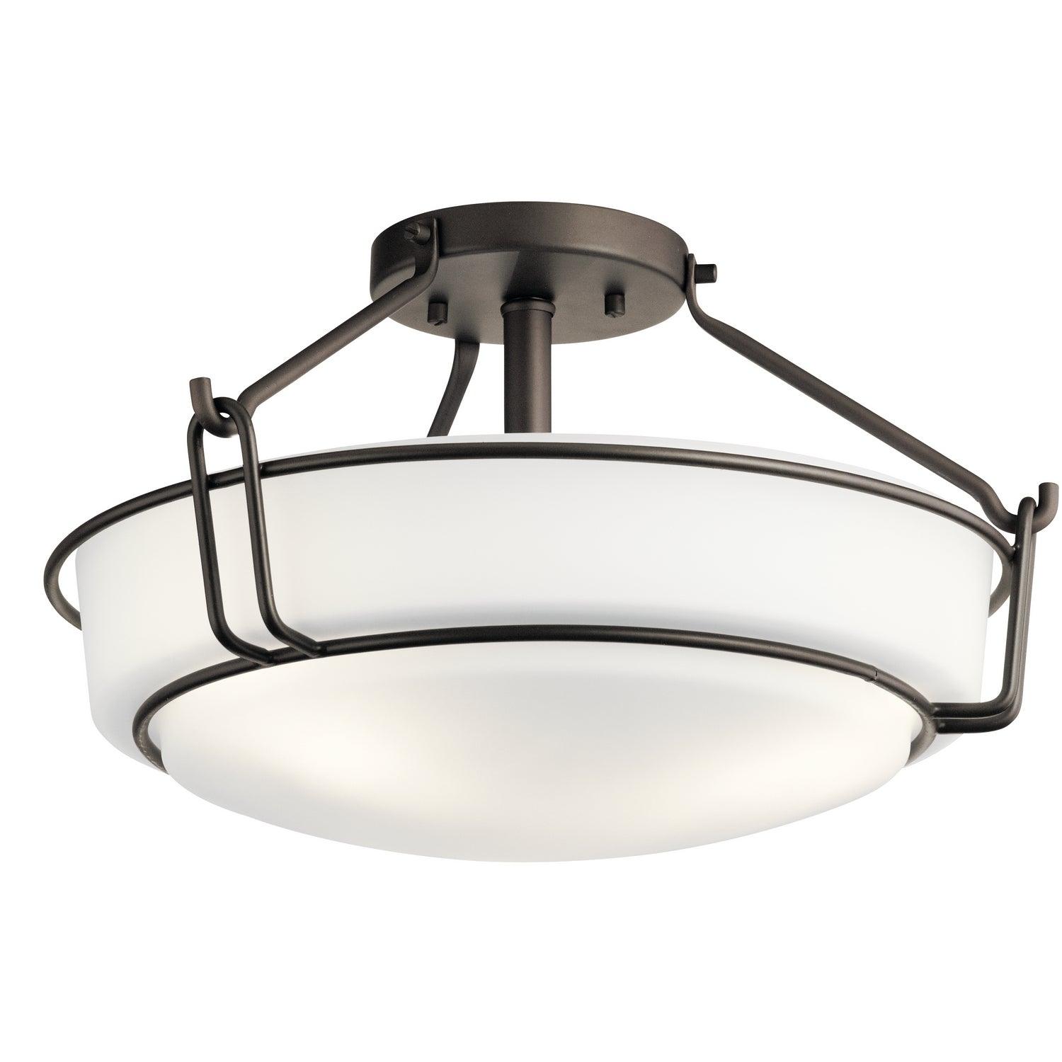 Kichler - Alkire Semi Flush Mount - 44085OZ - Canada Light Shop