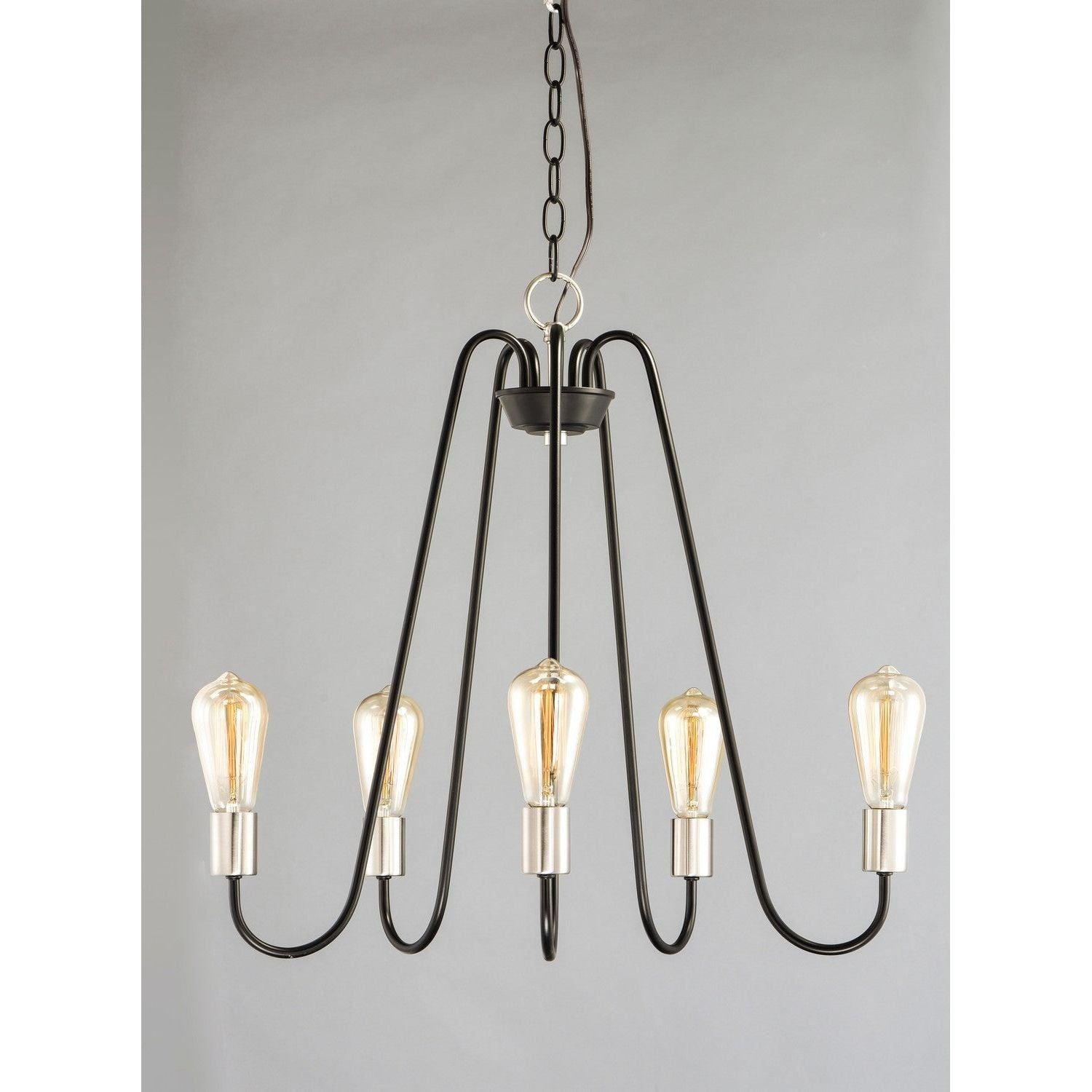 Maxim Lighting - Haven Chandelier - 11735BKSN - Canada Light Shop