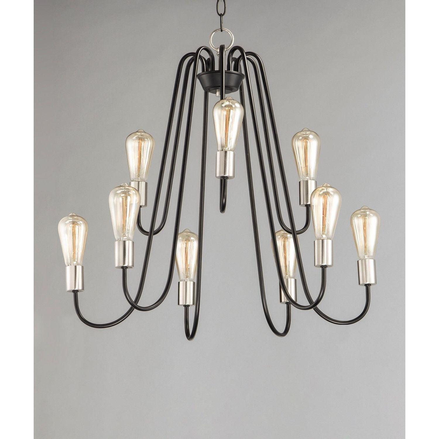 Maxim Lighting - Haven Chandelier - 11735BKSN - Canada Light Shop