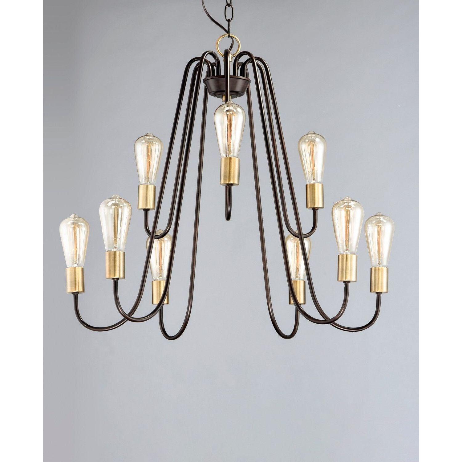 Maxim Lighting - Haven Chandelier - 11735BKSN - Canada Light Shop