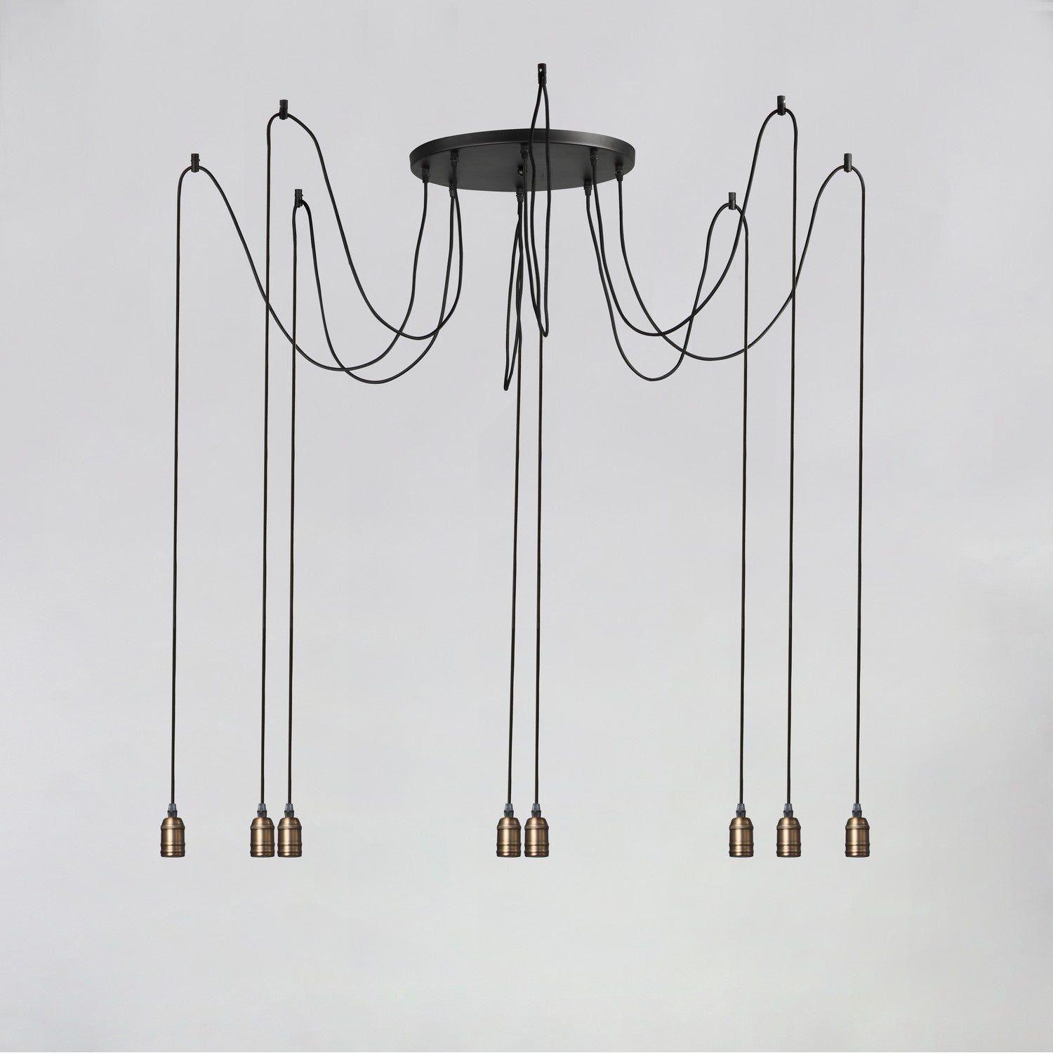 Maxim Lighting - Early Electric Multi Pendant - 12128BKAB - Canada Light Shop