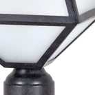 Crystorama - Glacier One Light Outdoor Lantern Post - GLA-9707-OP-BC - Canada Light Shop