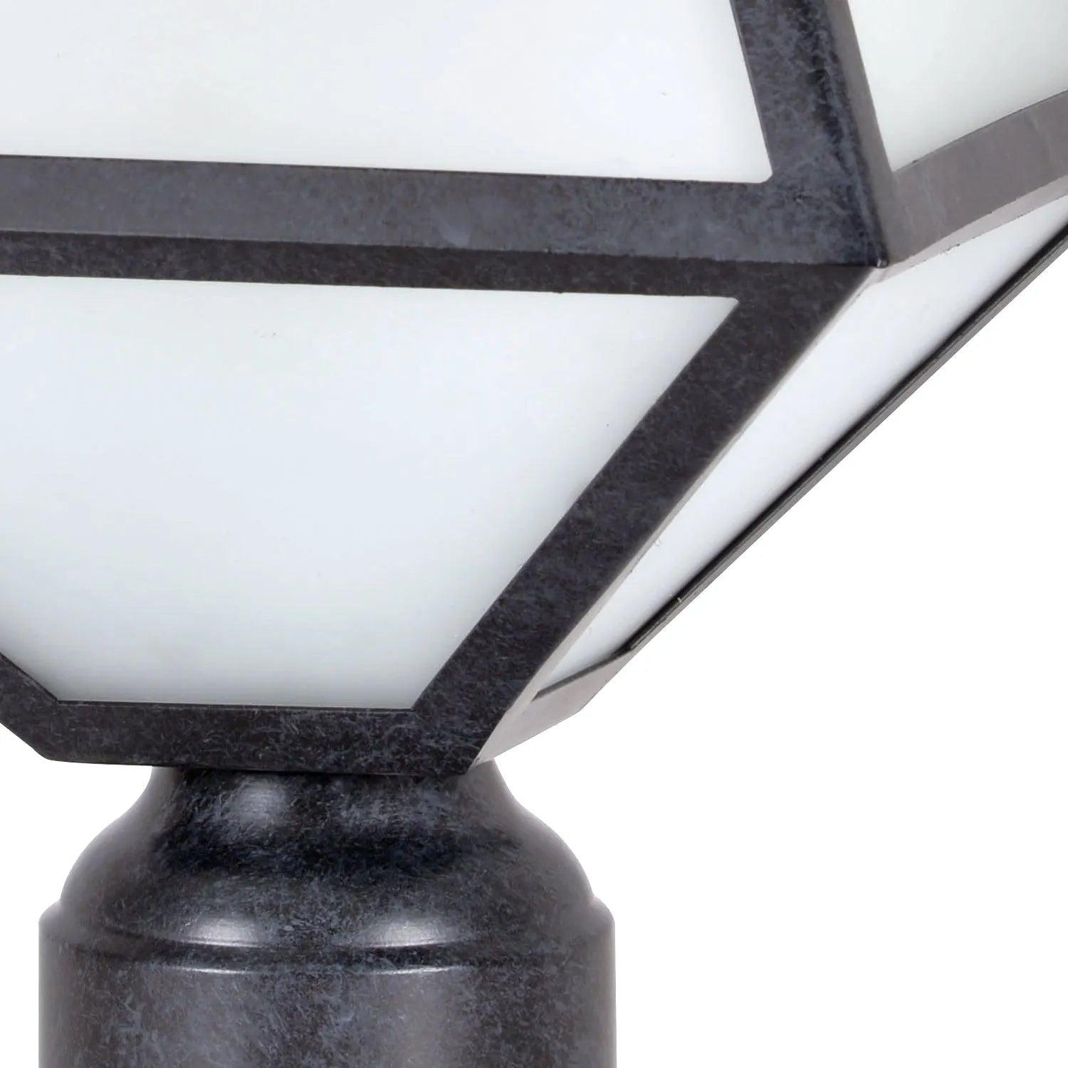 Crystorama - Glacier One Light Outdoor Lantern Post - GLA-9707-OP-BC - Canada Light Shop