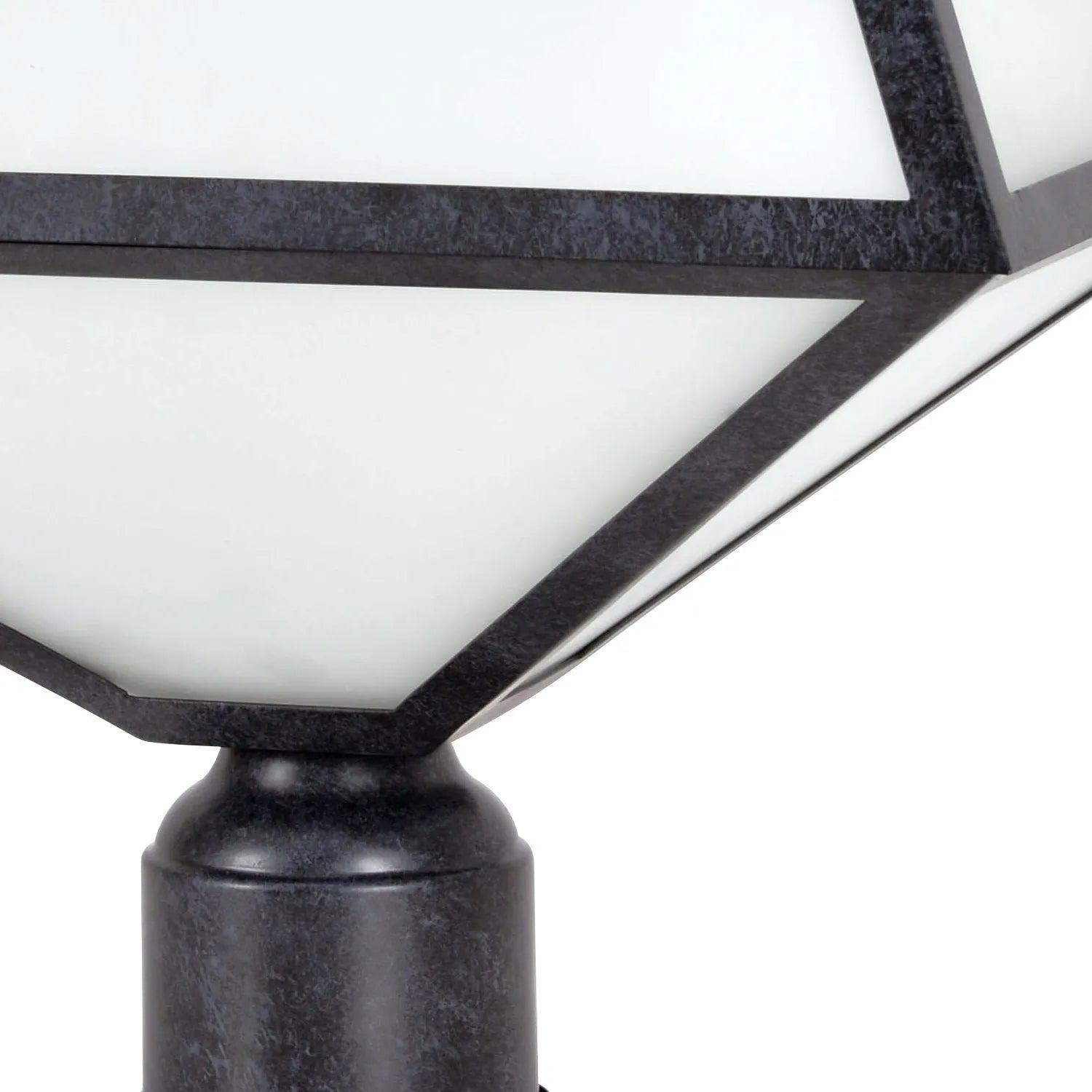 Crystorama - Glacier Three Light Outdoor Lantern Post - GLA-9709-OP-BC - Canada Light Shop